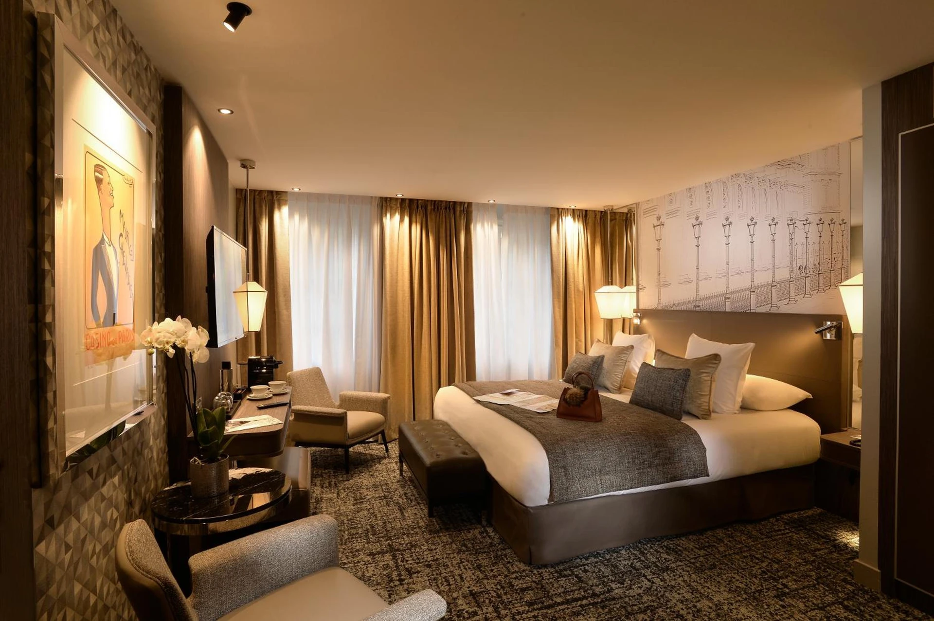 Chambre disponible pour un séminaire d'entreprise à Hotel La Lanterne & Spa By Timhotel - Paris