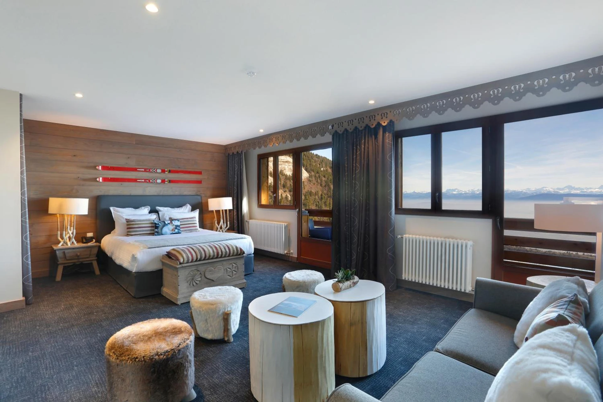 Chambre disponible pour un séminaire d'entreprise à Chalet-Hôtel La Mainaz Restaurant & Resort - Gex