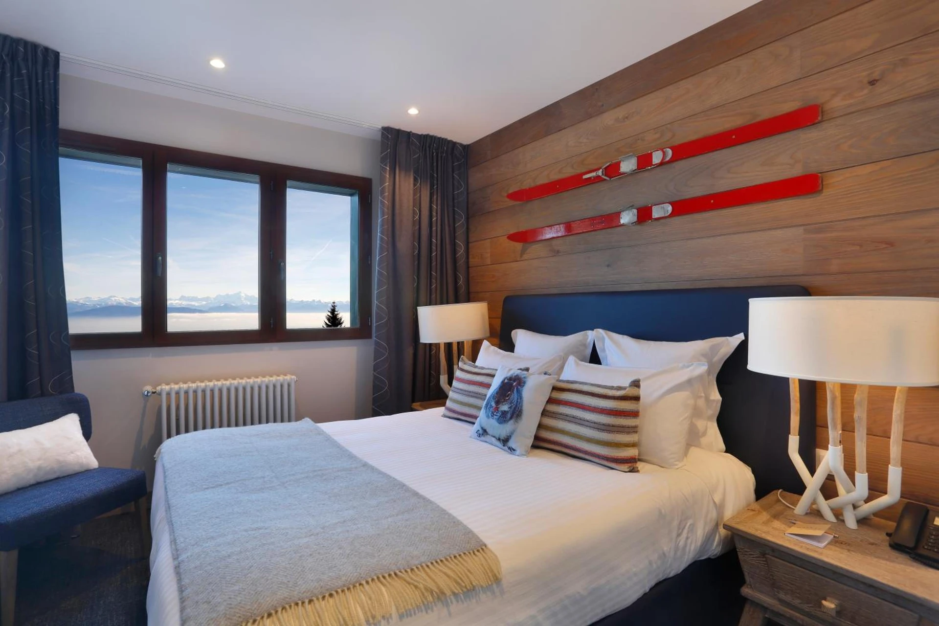 Chambre disponible pour un séminaire d'entreprise à Chalet-Hôtel La Mainaz Restaurant & Resort - Gex
