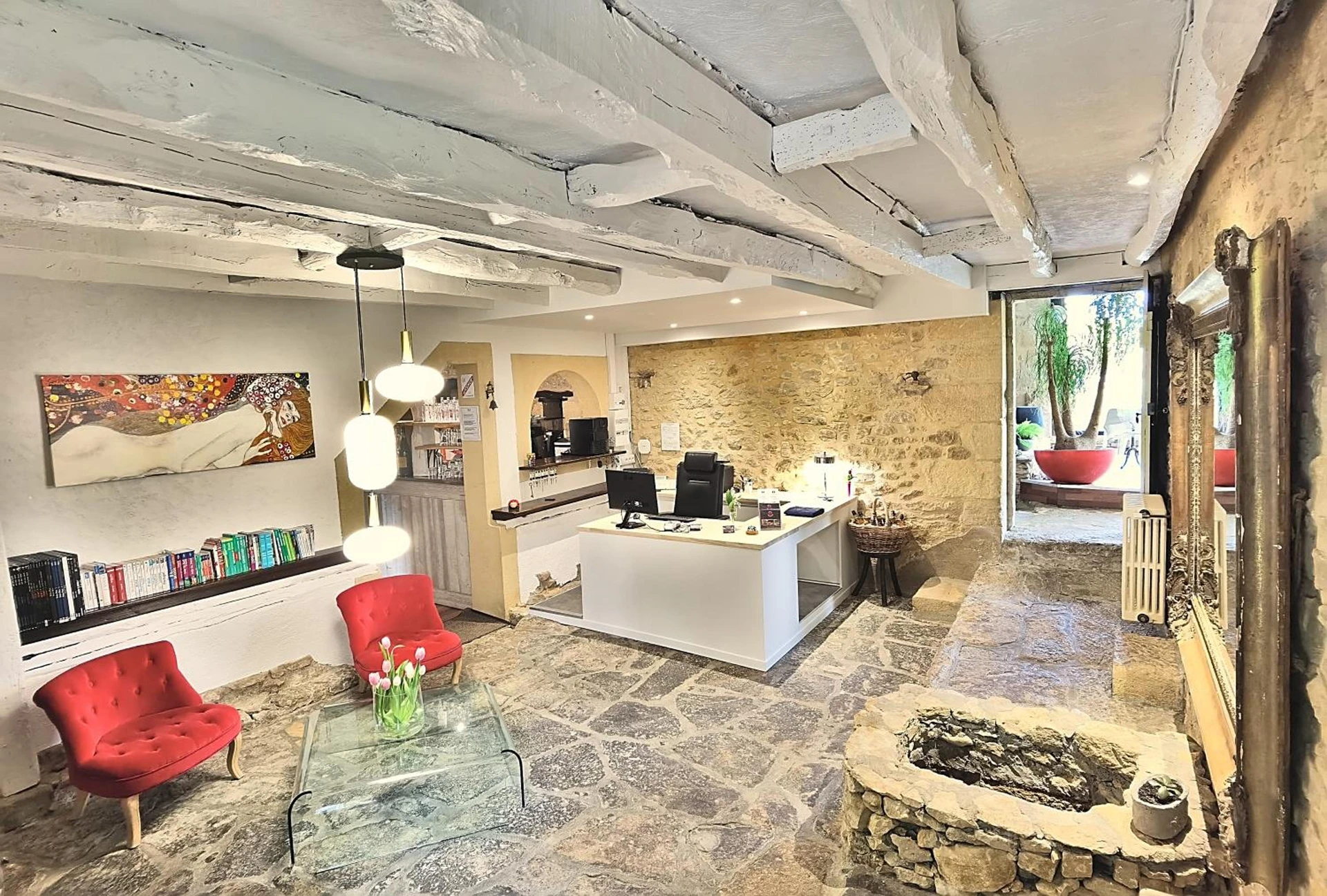Ambiance de travail pour séminaire d'entreprise à Hotel La Maison des Peyrat - Sarlat-la-Canéda