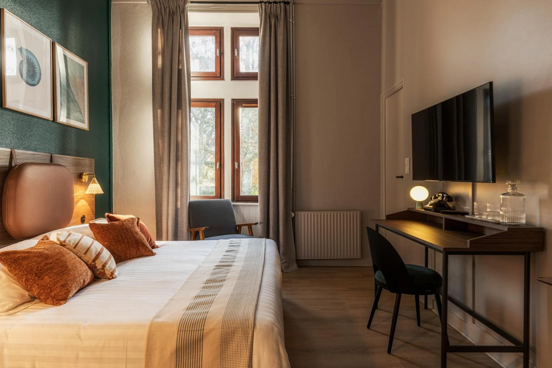 Chambre disponible pour un séminaire d'entreprise à La Maison OBONO Hôtel & Spa - Le Bono