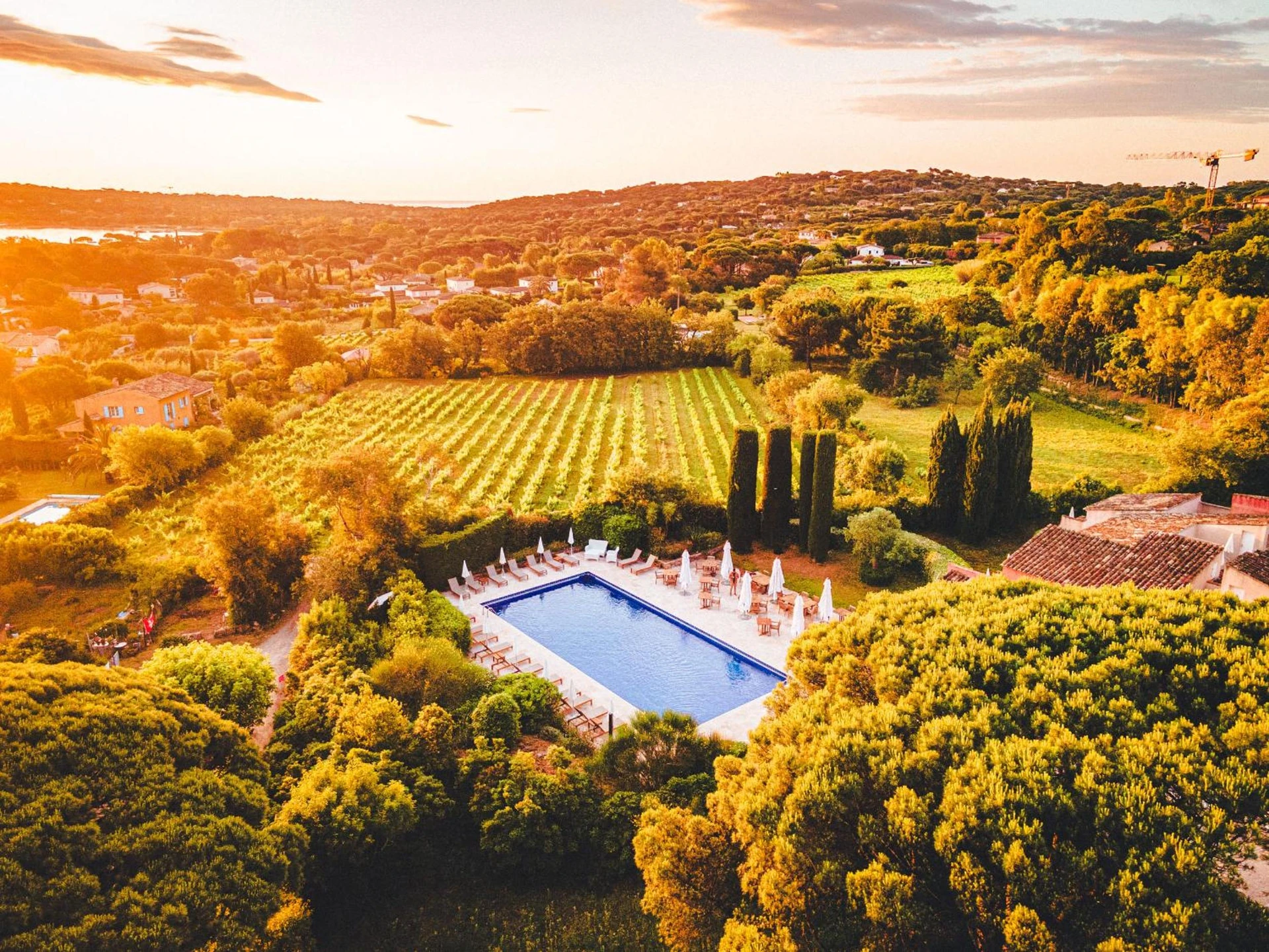 Chambre à Hôtel La Mandarine - Organiser un séminaire d'entreprise à Saint-Tropez