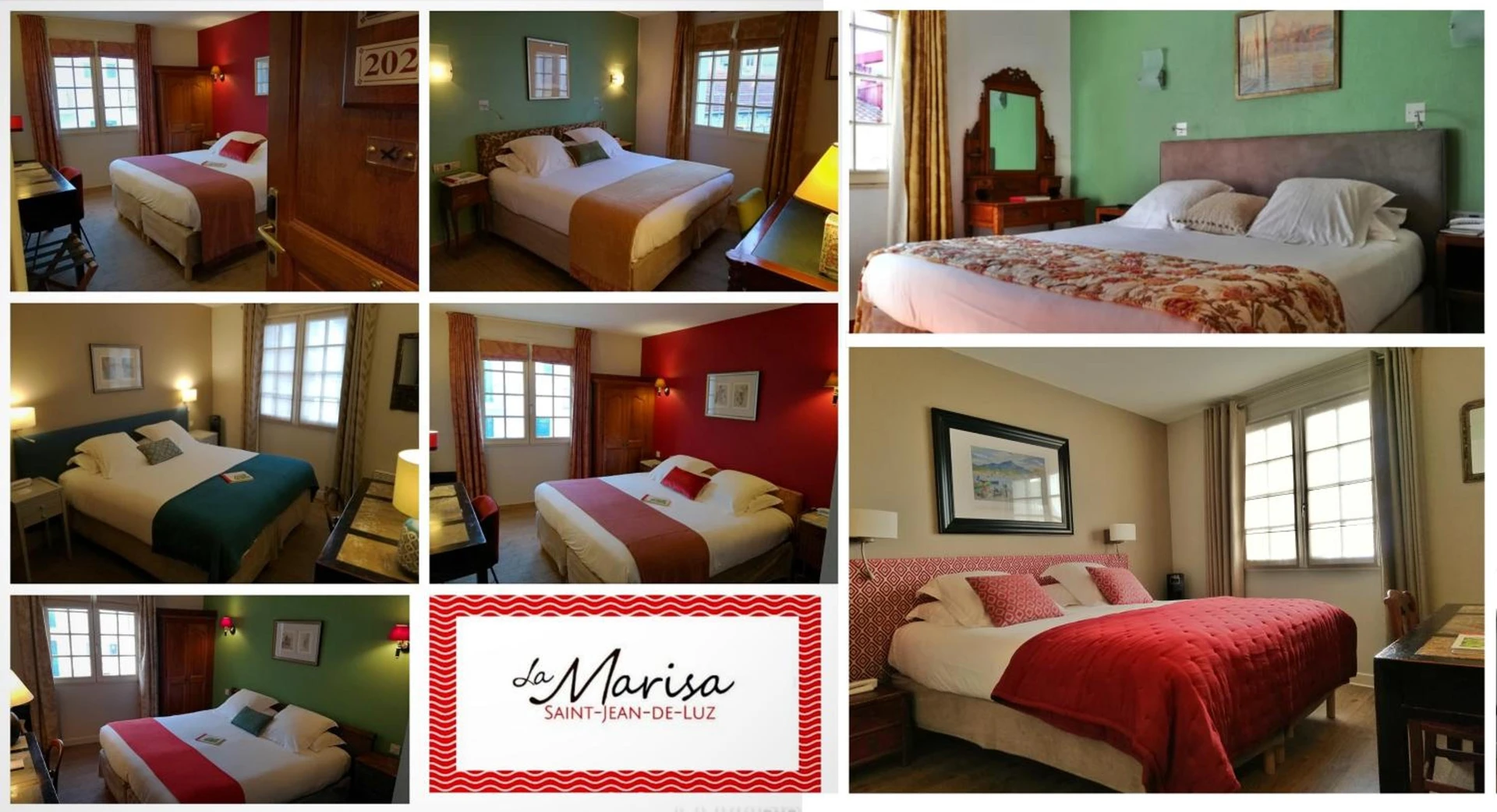 Chambre disponible pour un séminaire d'entreprise à Hôtel La Marisa Grande Plage - Saint-Jean-de-Luz