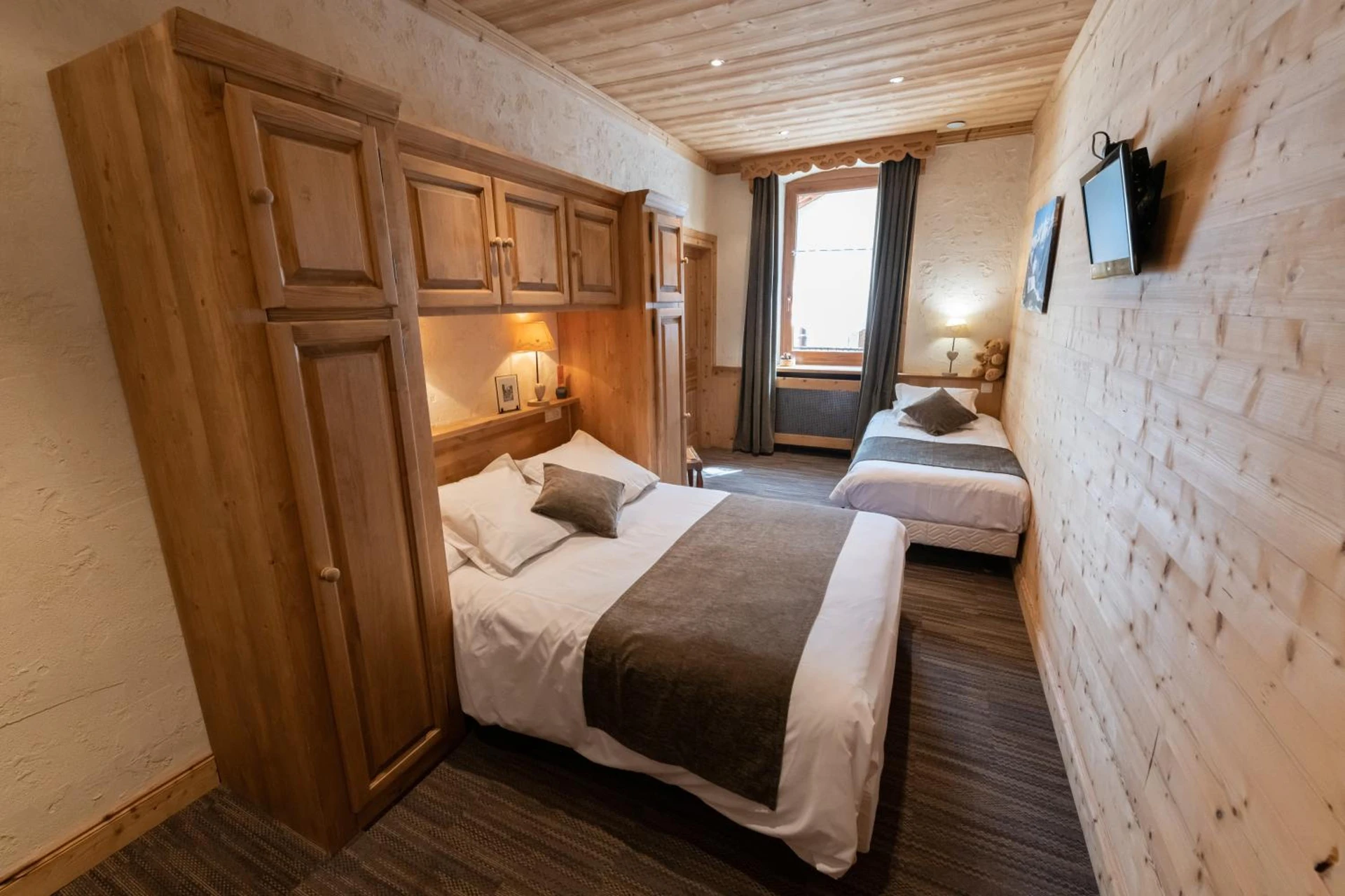 Chambre à Hotel la Pointe Percee - Organiser un séminaire d'entreprise à Le Grand-Bornand