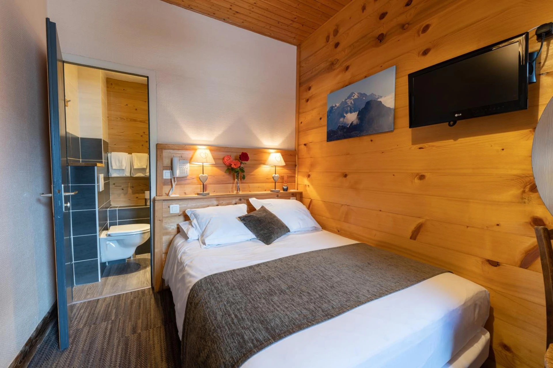 Chambre disponible pour un séminaire d'entreprise à Hotel la Pointe Percee - Le Grand-Bornand