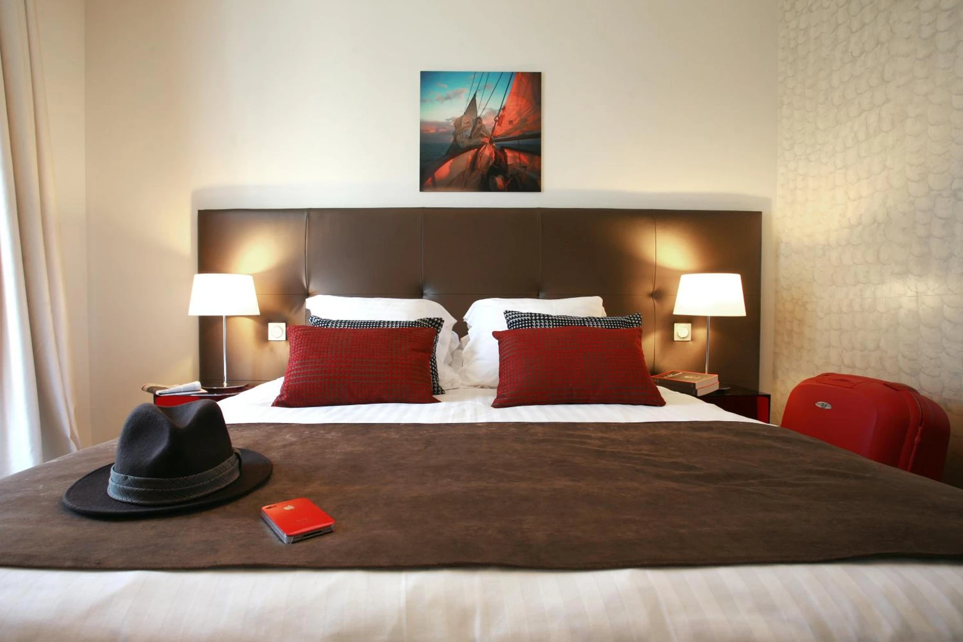Chambre disponible pour un séminaire d'entreprise à Hôtel La Résidence des Artistes - Roscoff