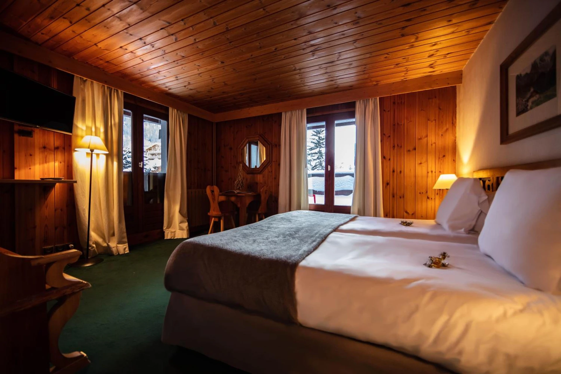 Chambre disponible pour un séminaire d'entreprise à La Savoyarde - Val dʼIsère