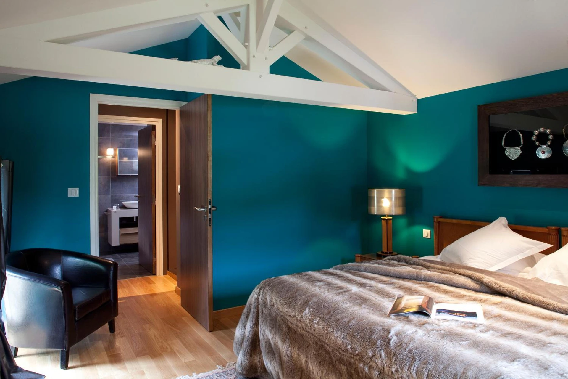 Magnifique chambre pour un séminaire d'entreprise à Logis La Source Bleue - Gudmont-Villiers
