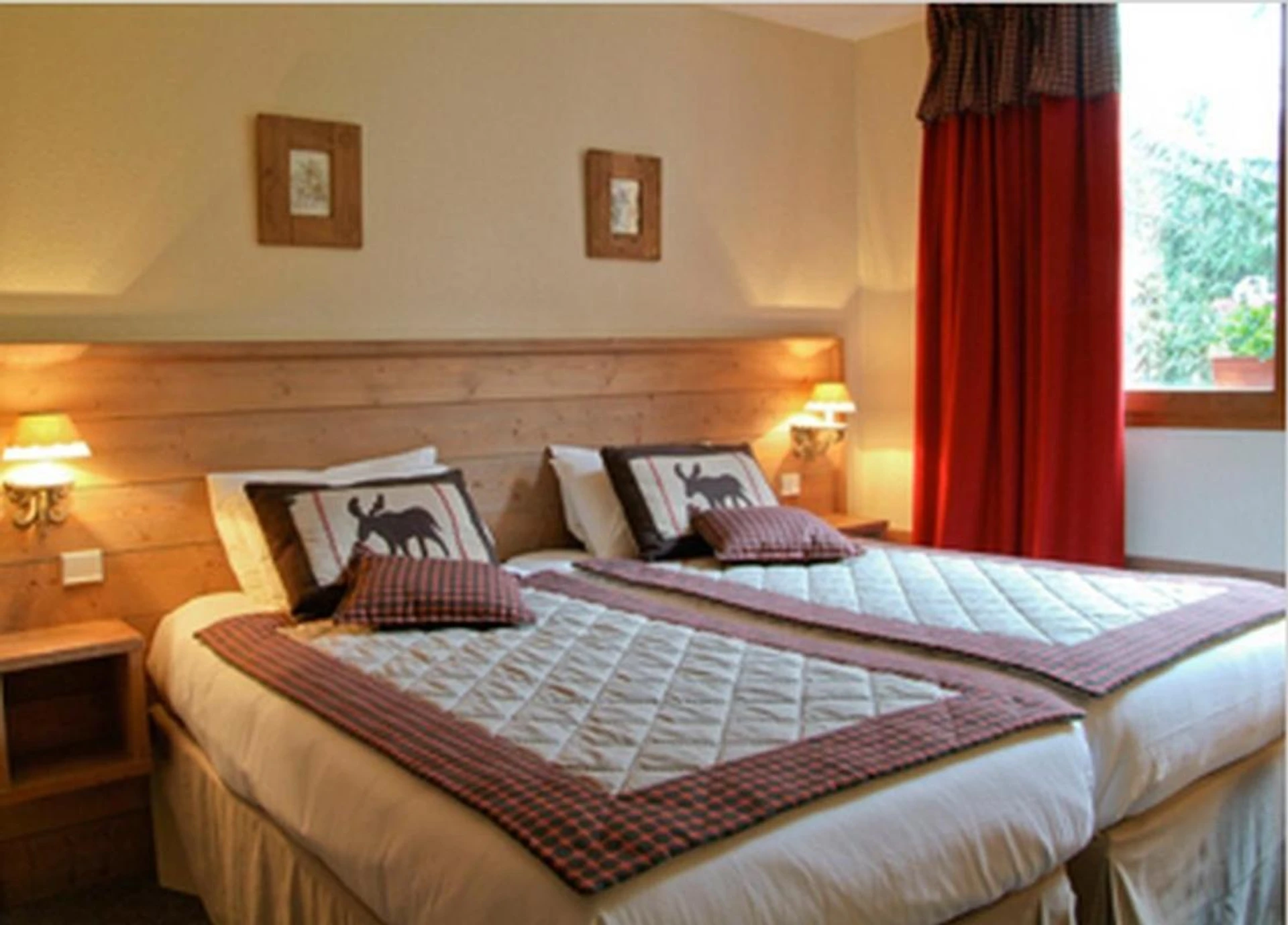 Chambre disponible pour un séminaire d'entreprise à Hôtel Restaurant La Tourmaline - Aime-La-Plagne
