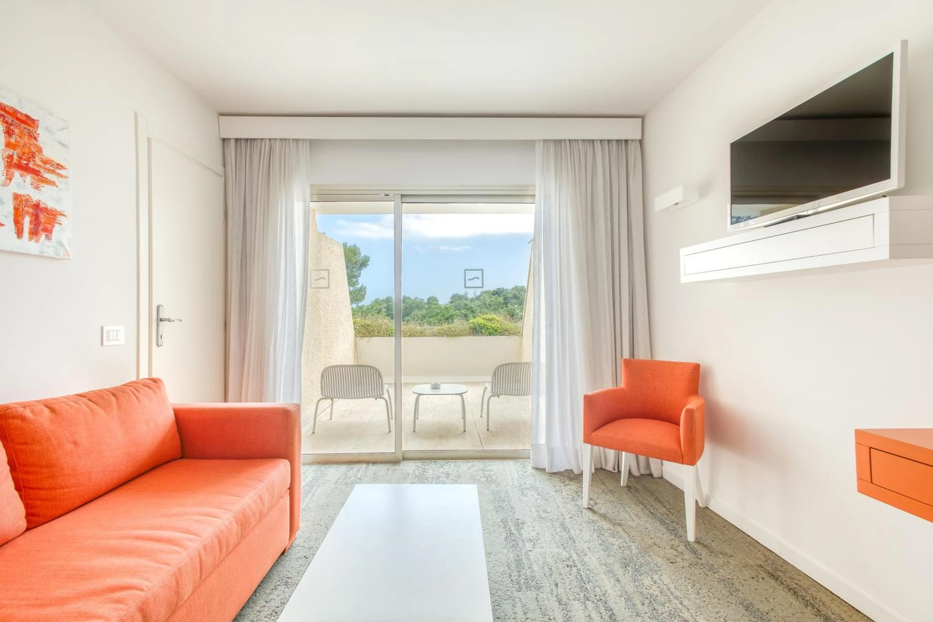 Chambre disponible pour un séminaire d'entreprise à Hotel Restaurant La Vague de Saint Paul - Saint-Paul-de-Vence