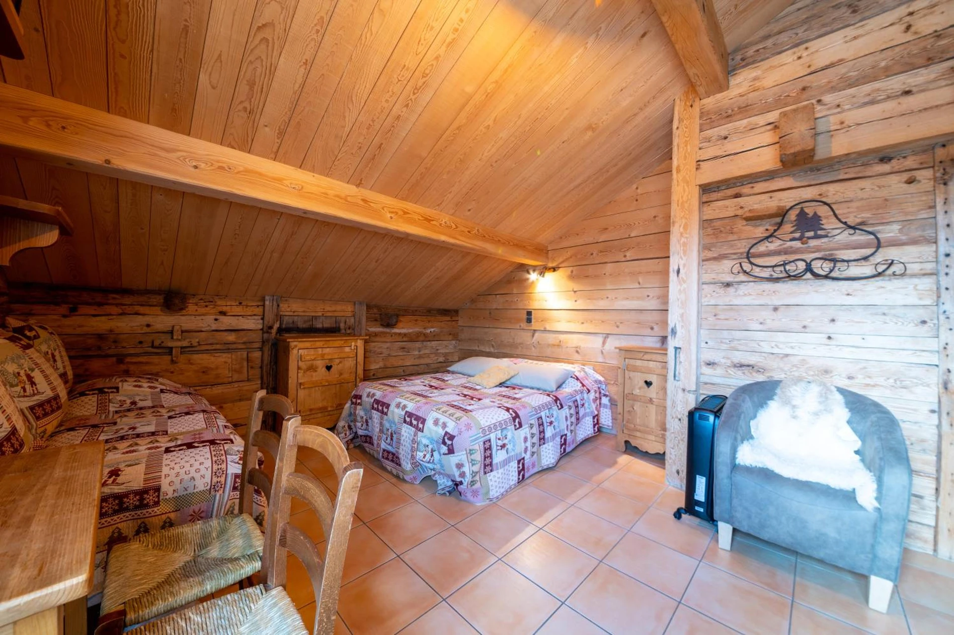 Chambre disponible pour un séminaire d'entreprise à La Vieille Ferme - Manigod