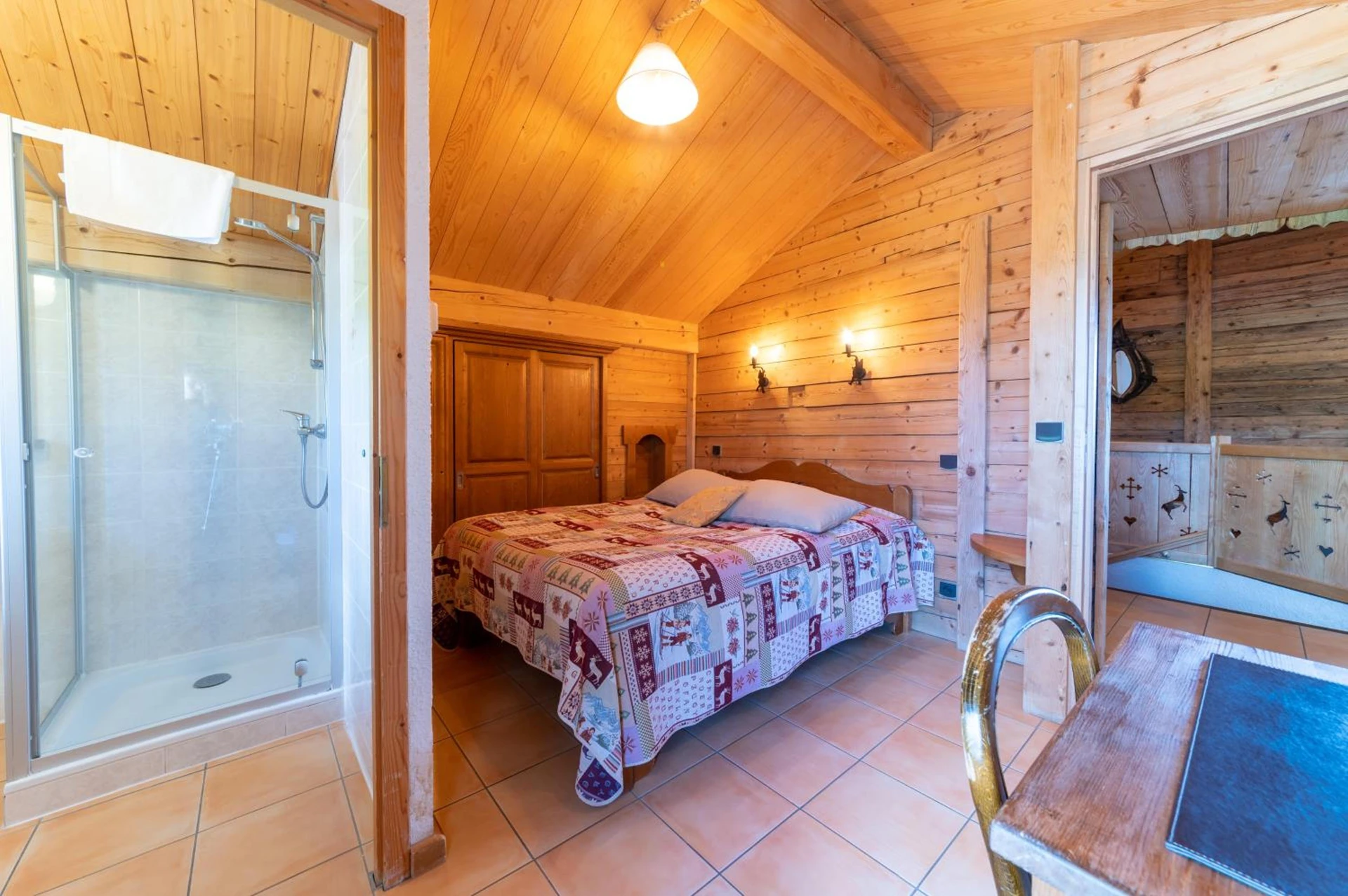Chambre disponible pour un séminaire d'entreprise à La Vieille Ferme - Manigod