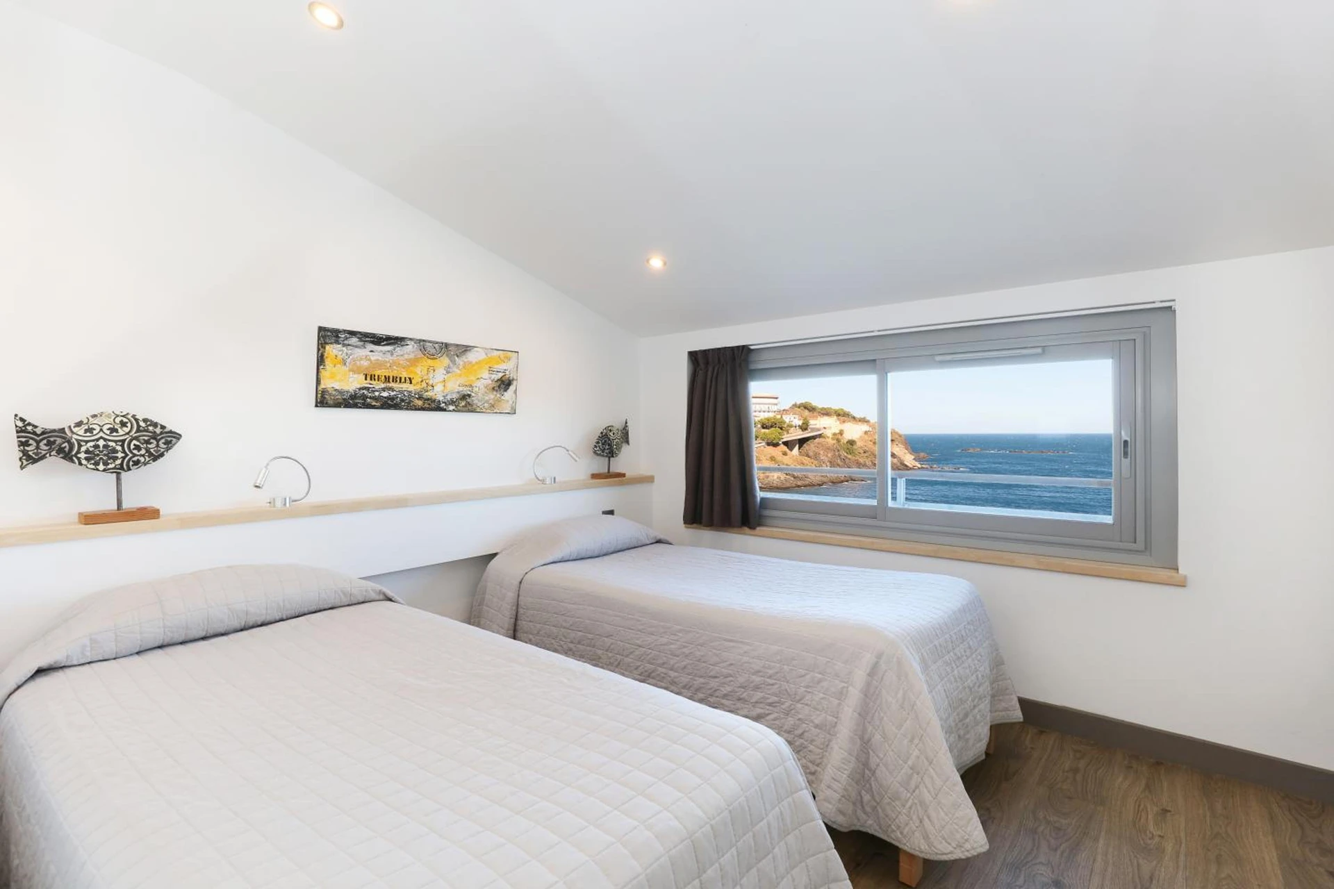 Magnifique chambre pour un séminaire d'entreprise à Hotel La Vigie - Face à la mer - Cerbère