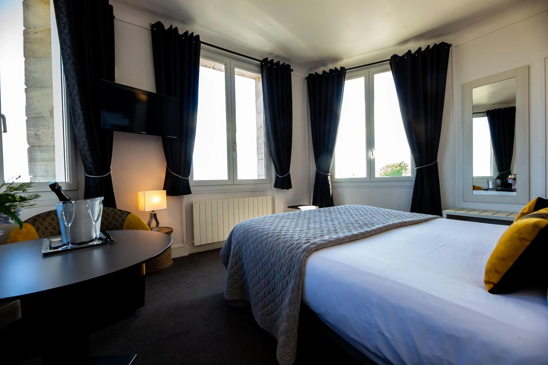 Chambre disponible pour un séminaire d'entreprise à La Villa Andry - Ouistreham