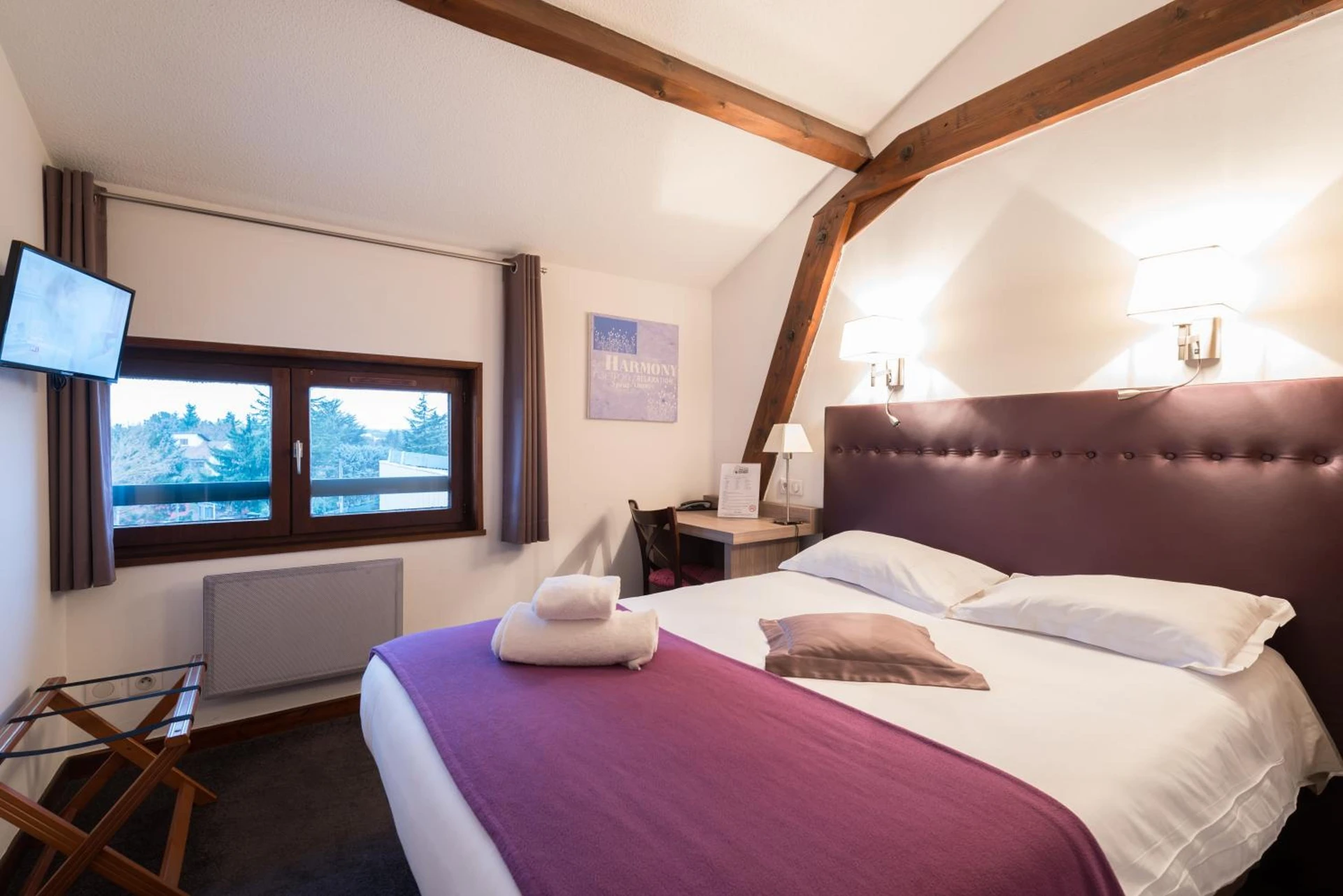 Chambre disponible pour un séminaire d'entreprise à La Villa Borgo - Champagne-au-Mont-dʼOr