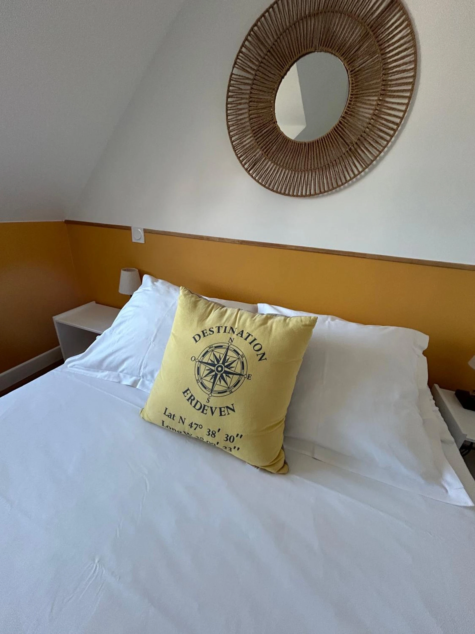 Chambre disponible pour un séminaire d'entreprise à Hôtel Restaurant La Voile Bleue - Erdeven