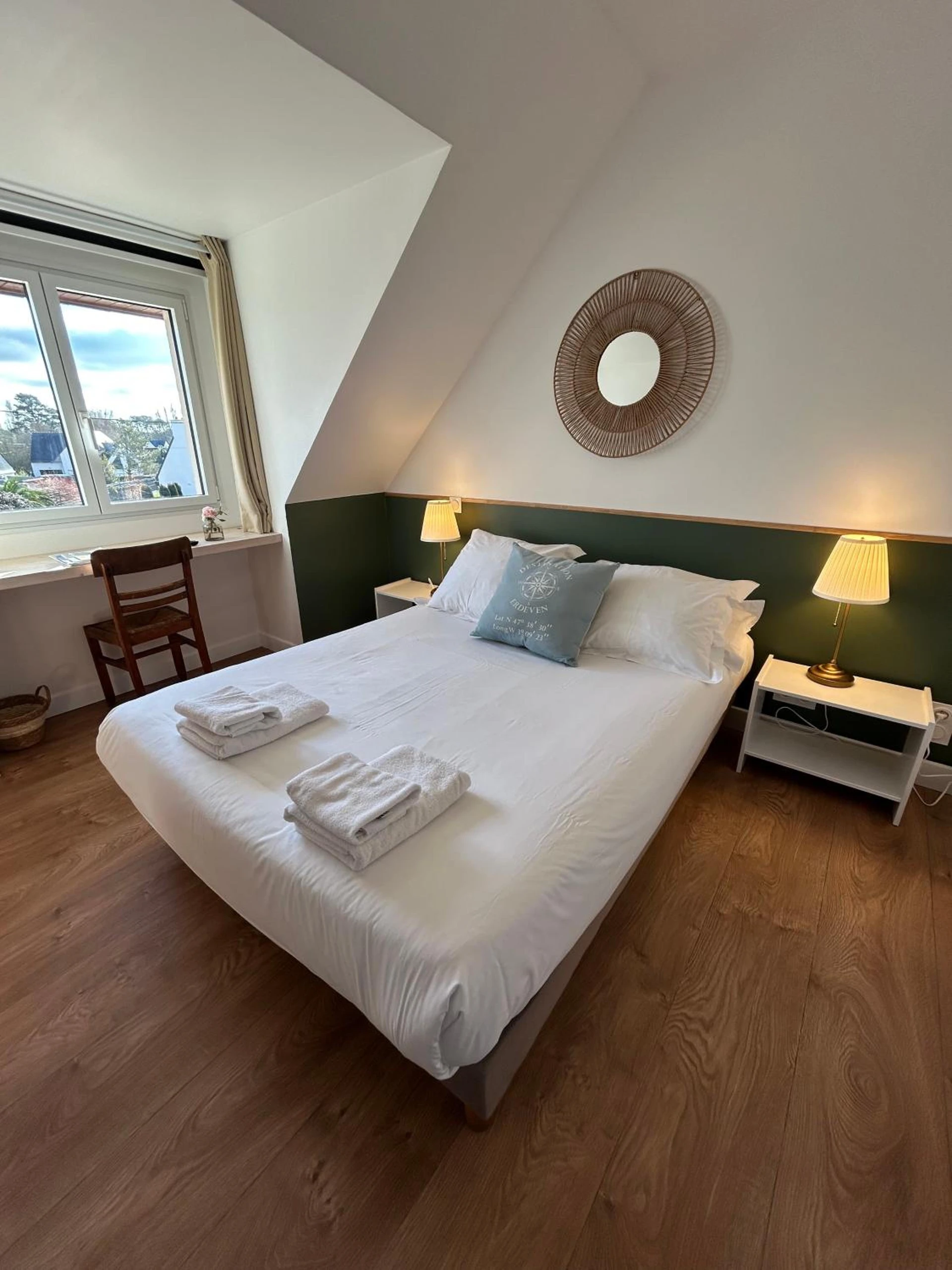 Magnifique chambre pour un séminaire d'entreprise à Hôtel Restaurant La Voile Bleue - Erdeven