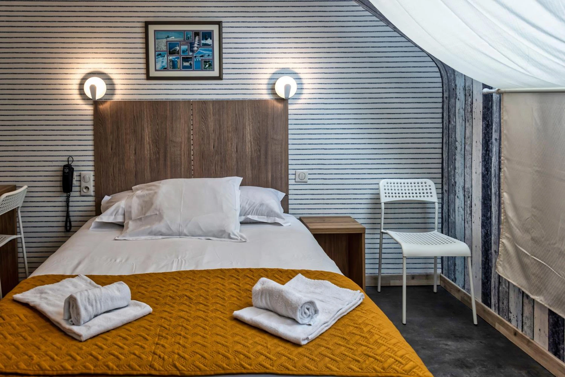 Chambre disponible pour un séminaire d'entreprise à Hotel La Voilerie Cancale bord de mer - Cancale