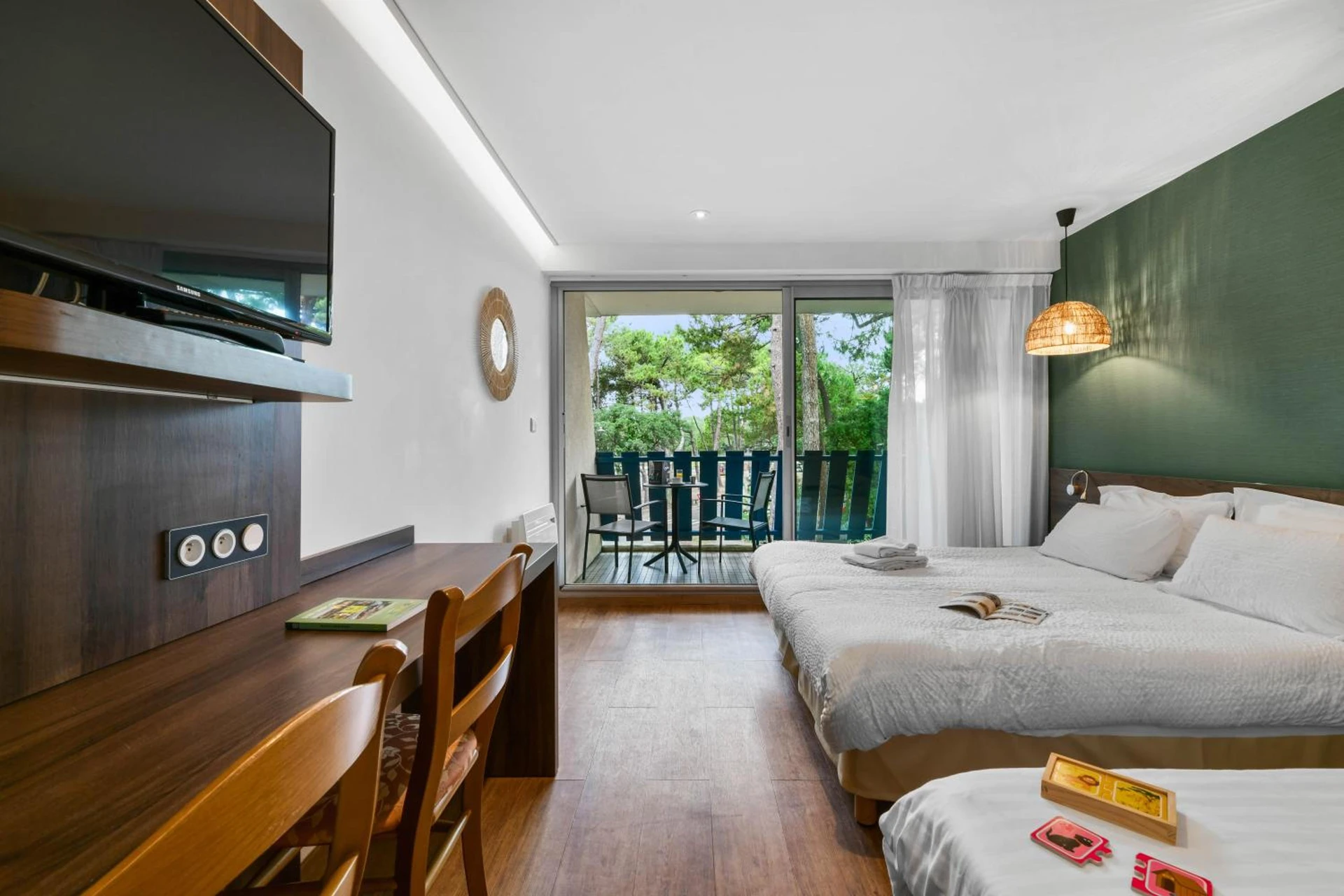 Chambre disponible pour un séminaire d'entreprise à Hotel Logis Lacotel - Soorts-Hossegor
