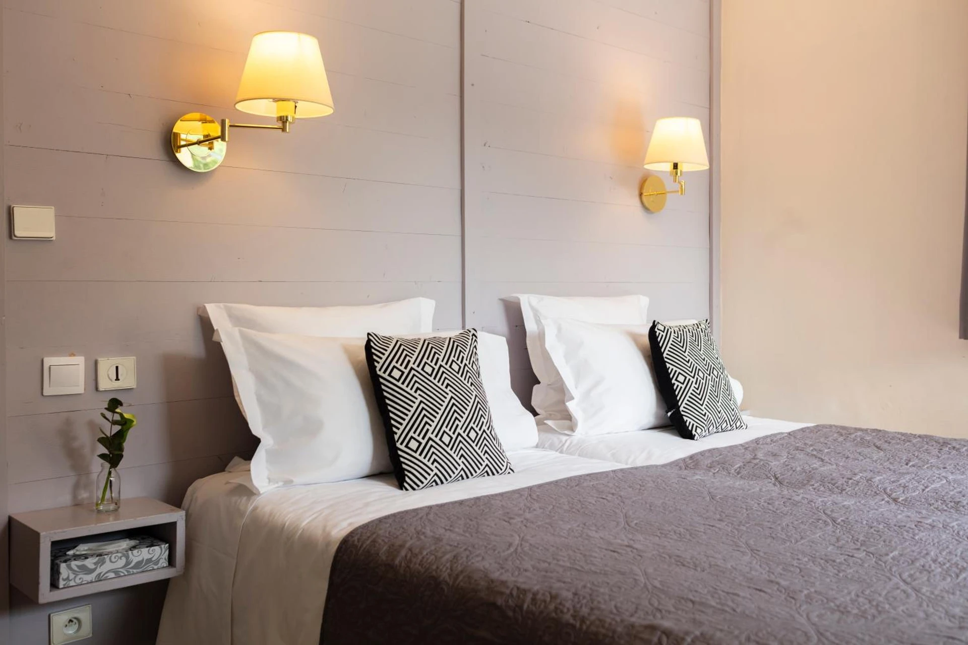 Chambre disponible pour un séminaire d'entreprise à Hôtel Le Belvédère - Brides-les-Bains
