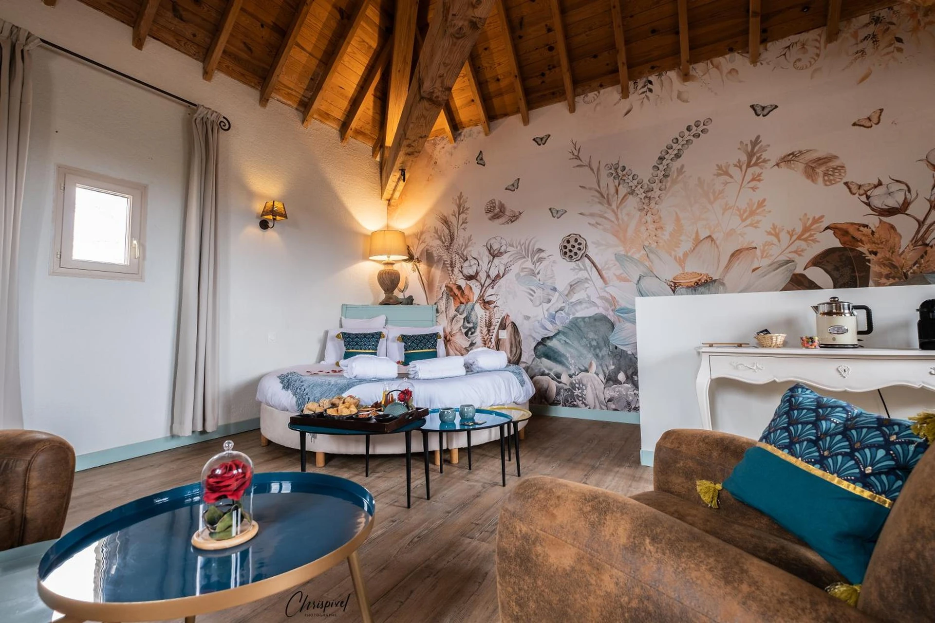Chambre disponible pour un séminaire d'entreprise à Le Belvédère Hotel et Bien être - Lauzerte