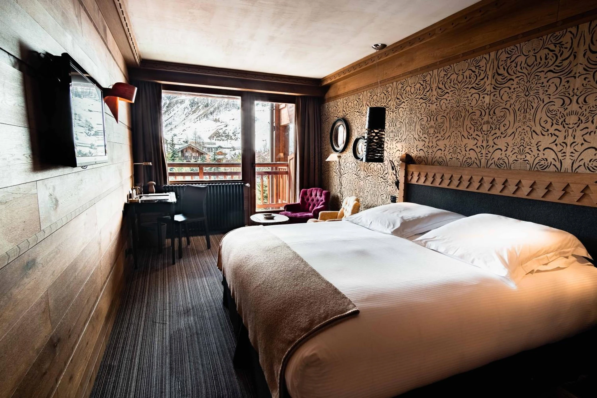 Chambre disponible pour un séminaire d'entreprise à Hôtel LE BLIZZARD - Val dʼIsère