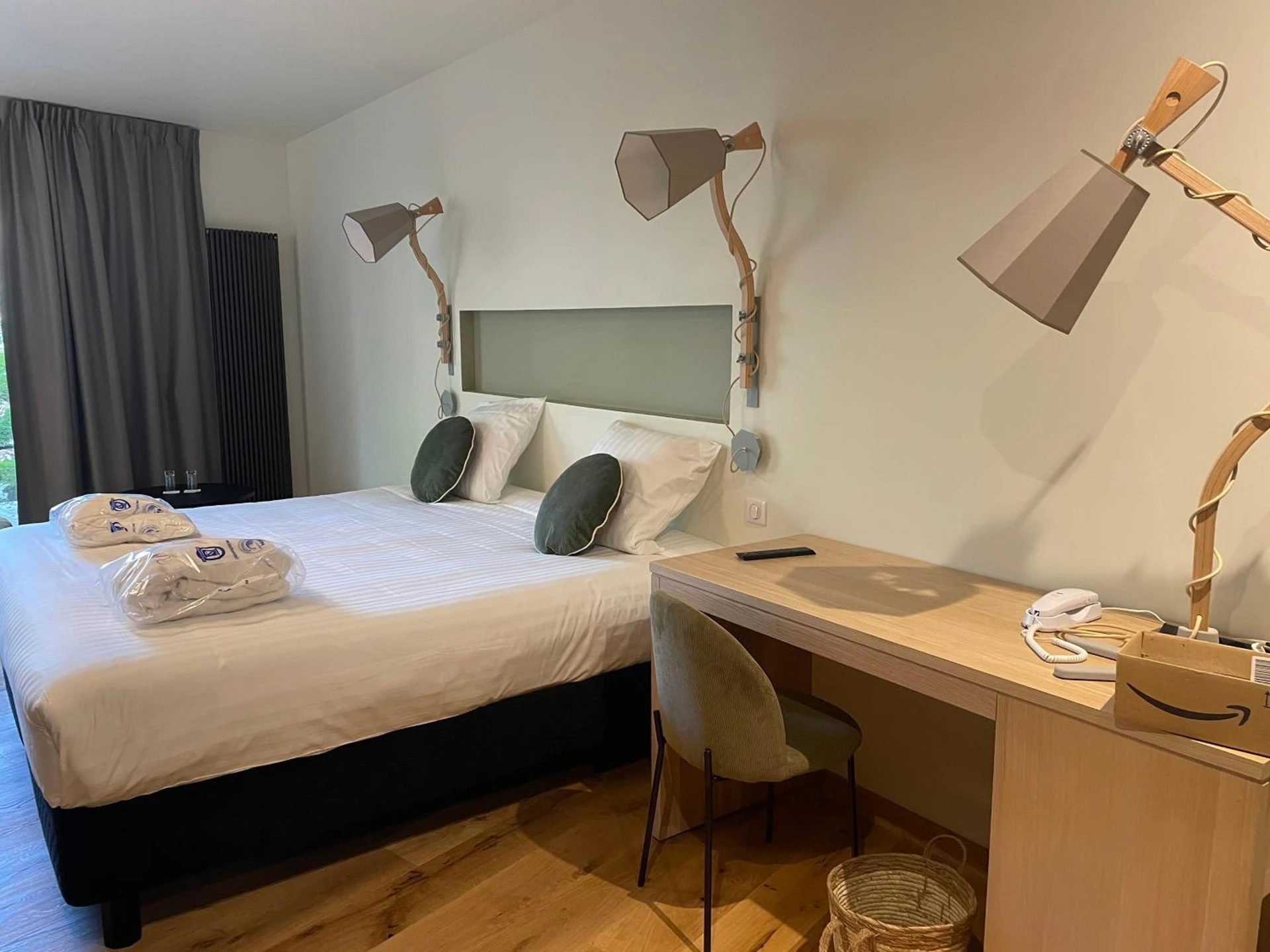Chambre disponible pour un séminaire d'entreprise à Le Bois Dormant-Hôtel Restaurant & Spa Logis Hôtel - Champagnole