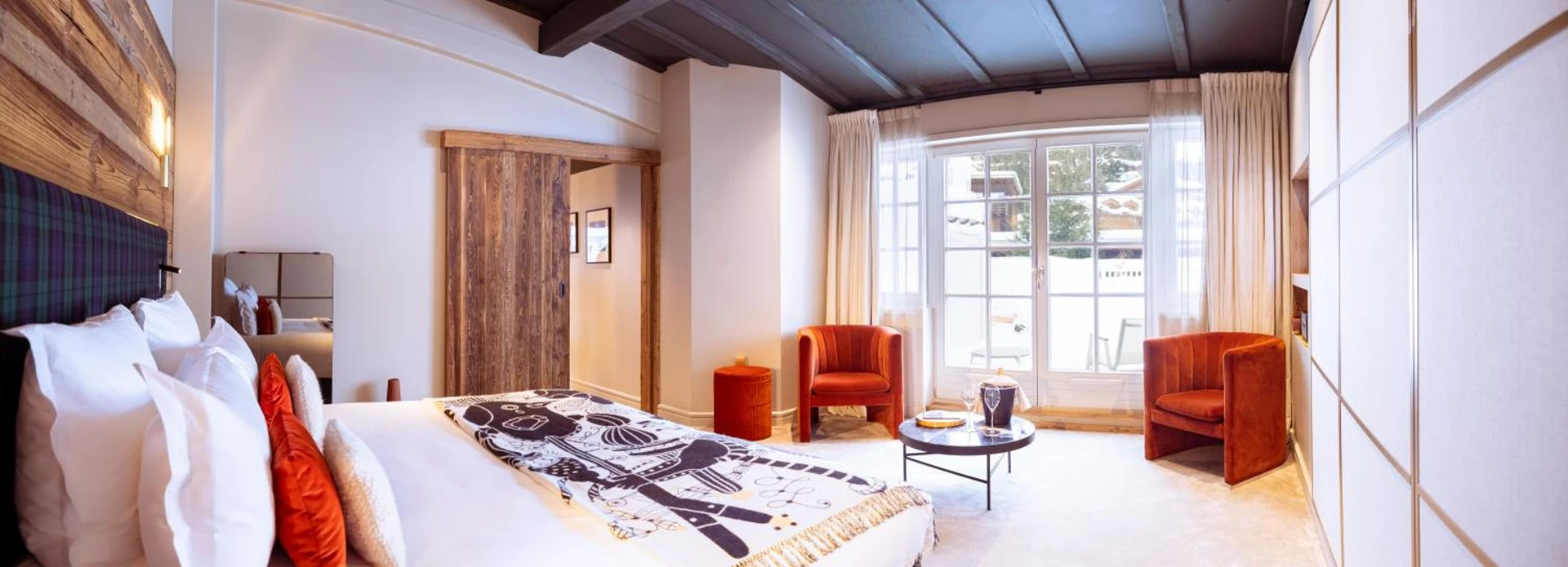 Magnifique chambre pour un séminaire d'entreprise à Hotel Le Chabichou - Courchevel