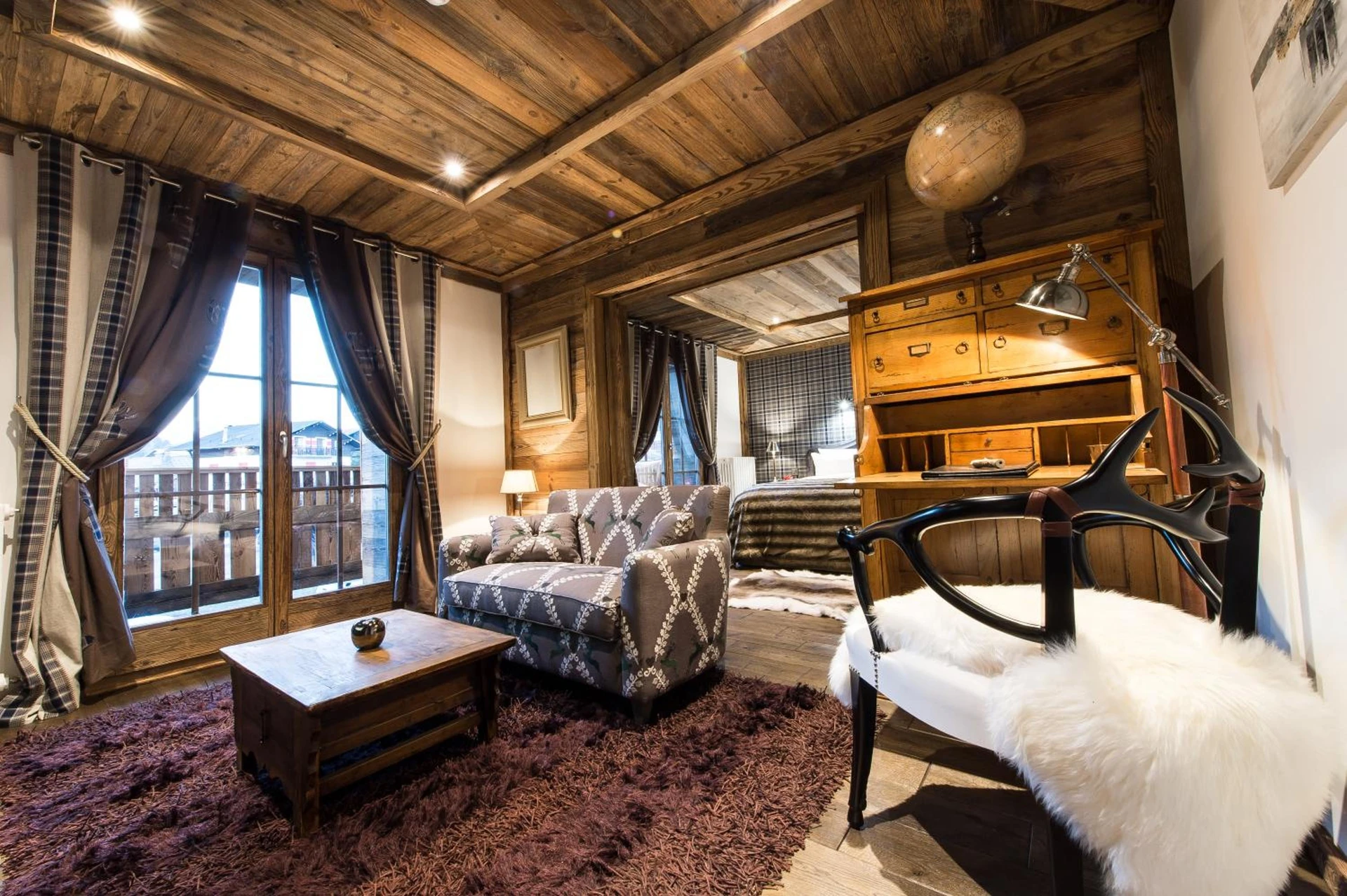 Ambiance de travail pour séminaire d'entreprise à Le Chalet Blanc - Megève