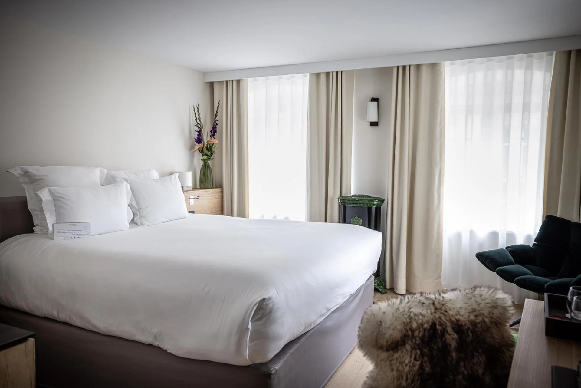Magnifique chambre pour un séminaire d'entreprise à Relais et Châteaux Le Chambard - Kaysersberg