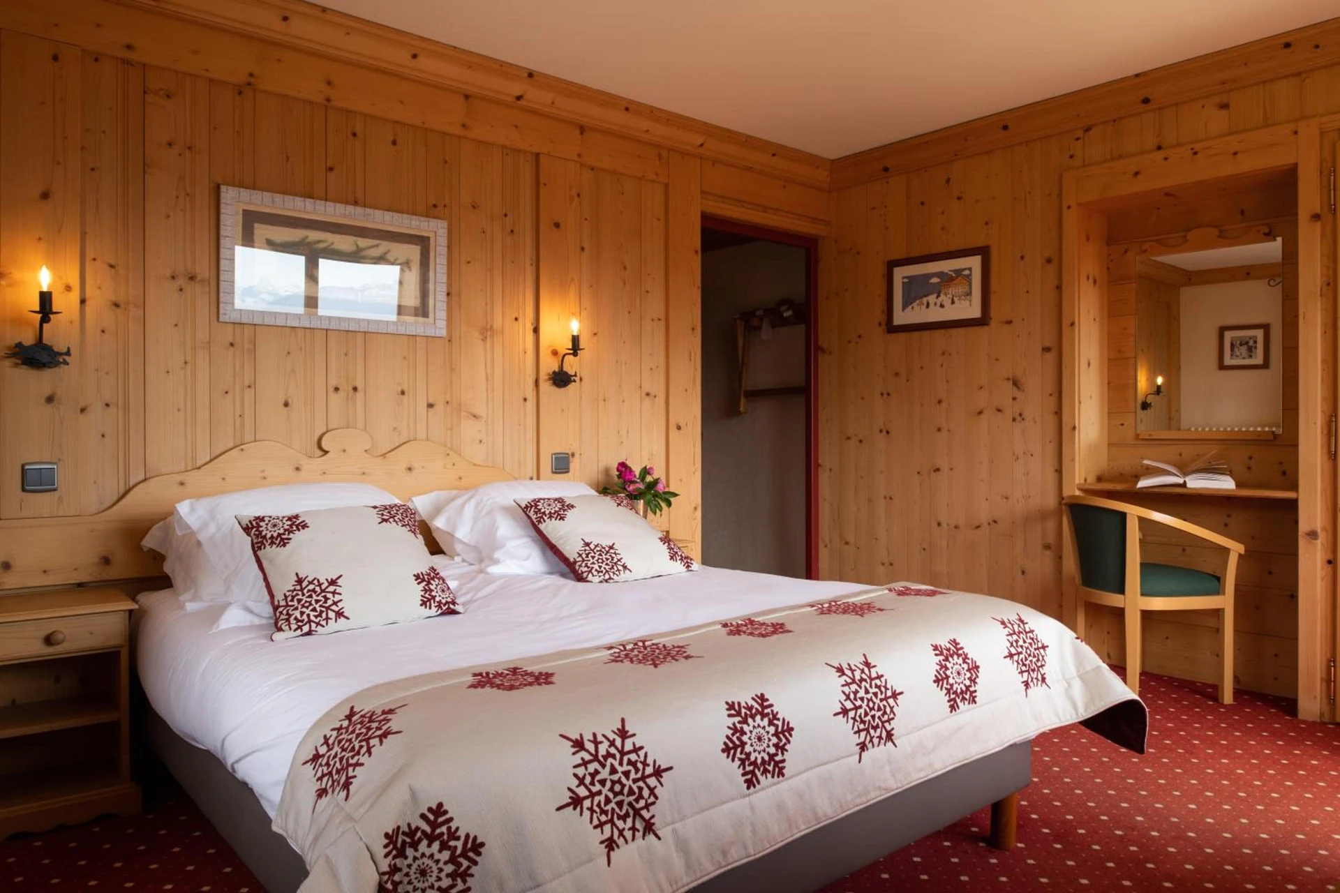 Chambre disponible pour un séminaire d'entreprise à Le Chamois d'Or - Cordon