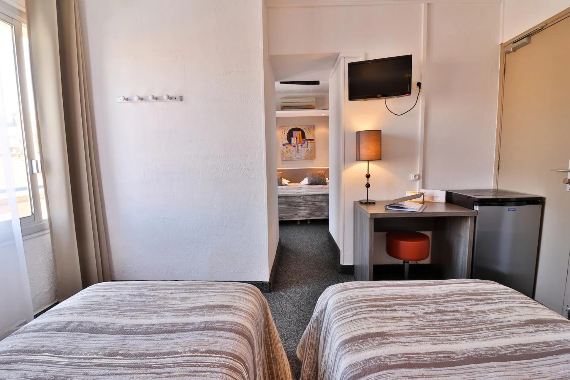 Chambre disponible pour un séminaire d'entreprise à Hôtel le Chardon Bleu - Sainte-Maxime