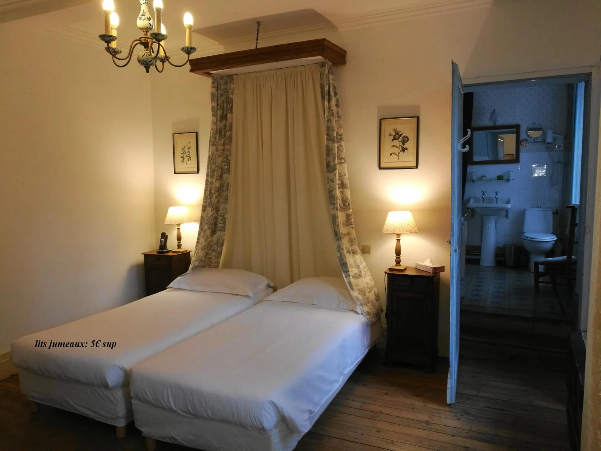 Chambre disponible pour un séminaire d'entreprise à Hotel Logis - Chateau de Beauregard - Saint-Girons