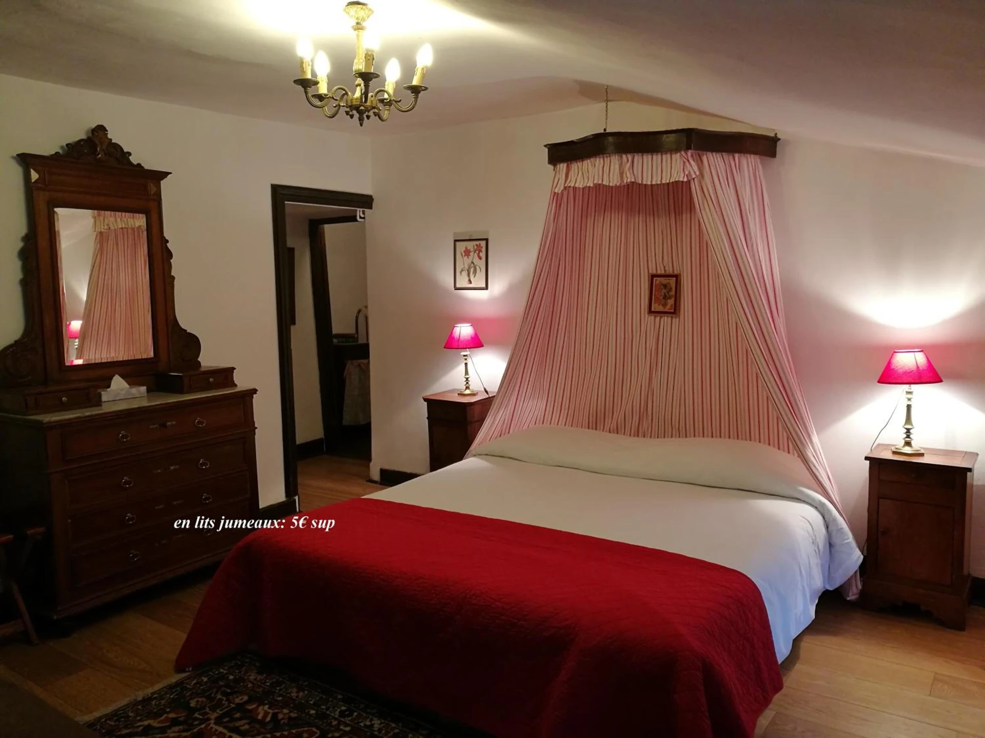 Magnifique chambre pour un séminaire d'entreprise à Hotel Logis - Chateau de Beauregard - Saint-Girons