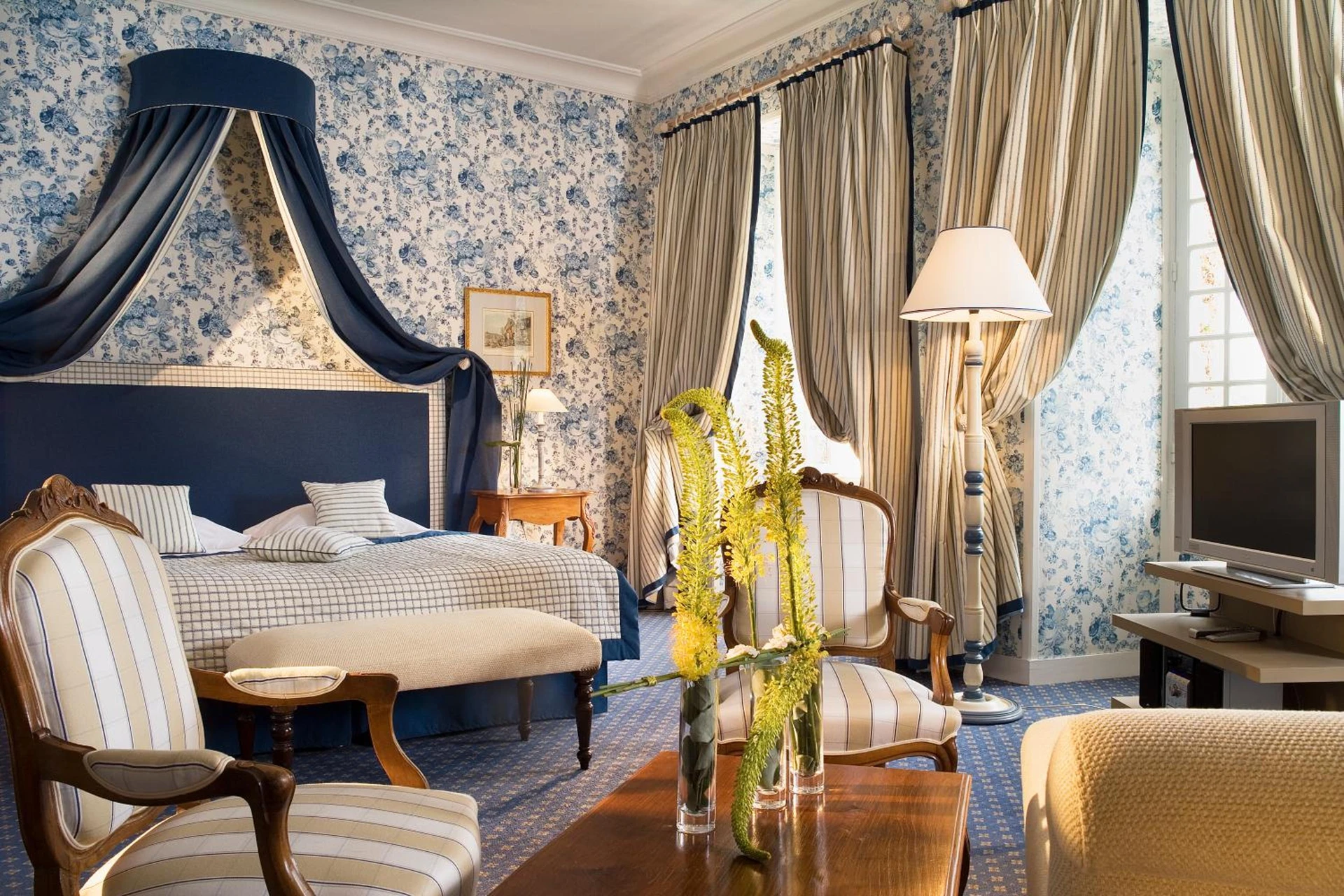 Chambre disponible pour un séminaire d'entreprise à Château De Villiers-Le-Mahieu - Villiers-le-Mahieu