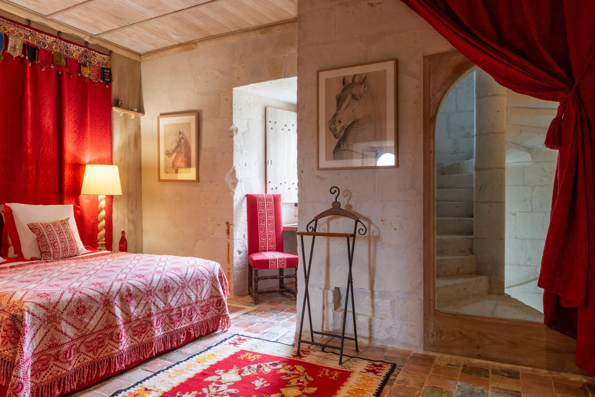 Magnifique chambre pour un séminaire d'entreprise à Hôtel du Château du Rivau - Lémeré