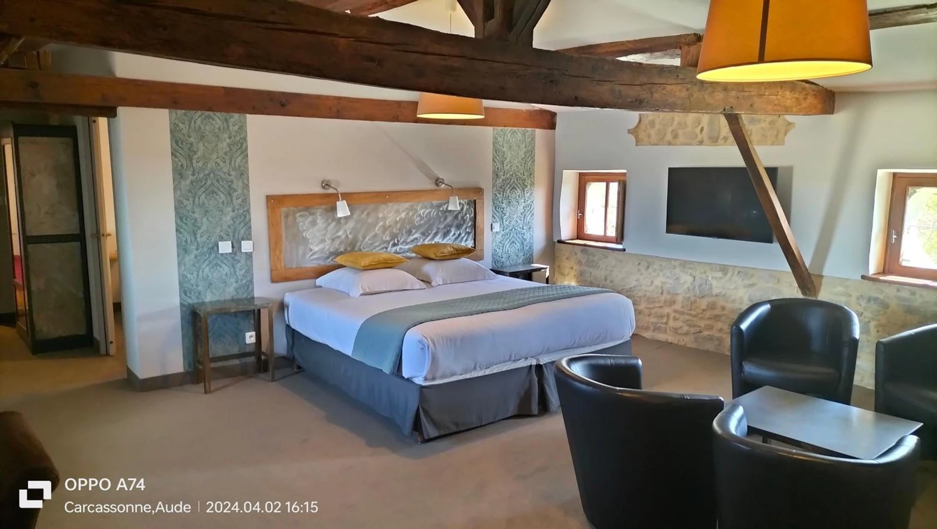 Chambre disponible pour un séminaire d'entreprise à Logis Hôtel Château De Palaja - Carcassonne