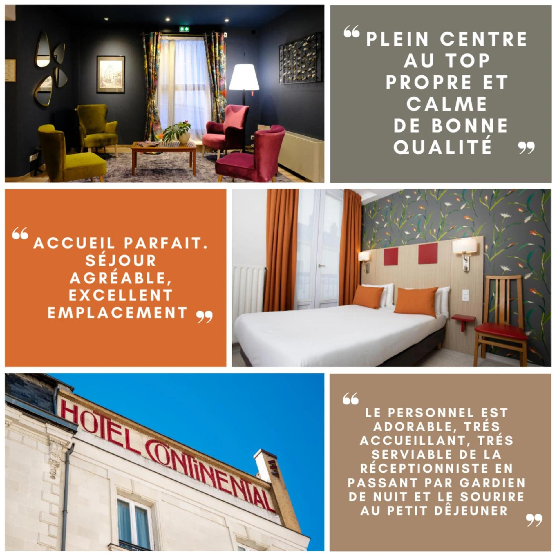Ambiance de travail pour séminaire d'entreprise à Hotel Continental - Angers