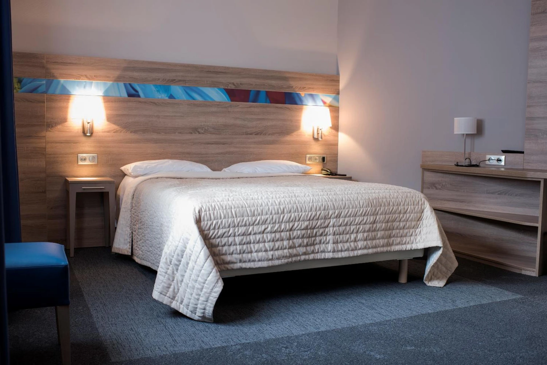 Magnifique chambre pour un séminaire d'entreprise à Hotel Restaurant Le Coquelicot - Burnhaupt-le-Haut