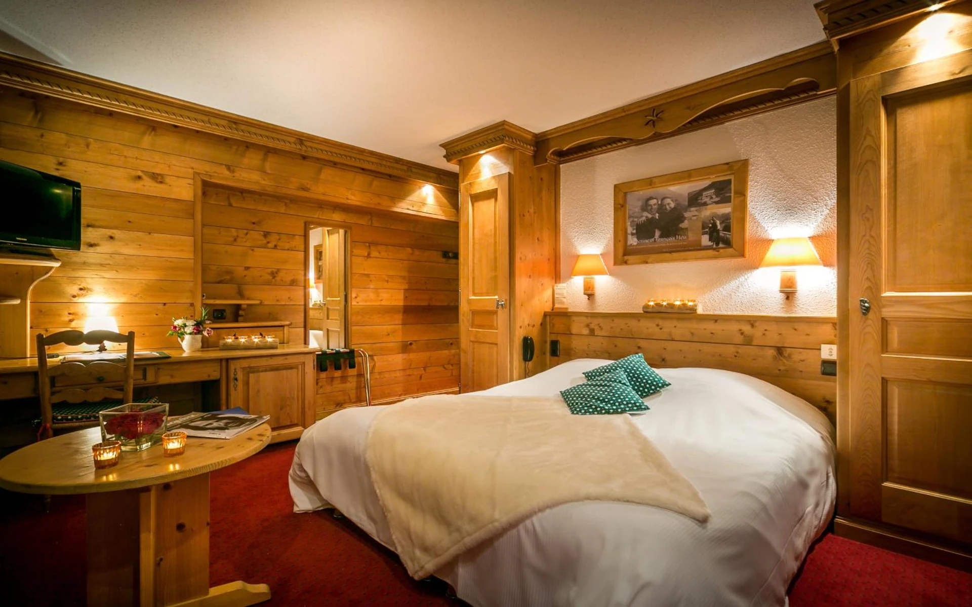 Chambre disponible pour un séminaire d'entreprise à Hotel & Spa Le Dahu - Morzine