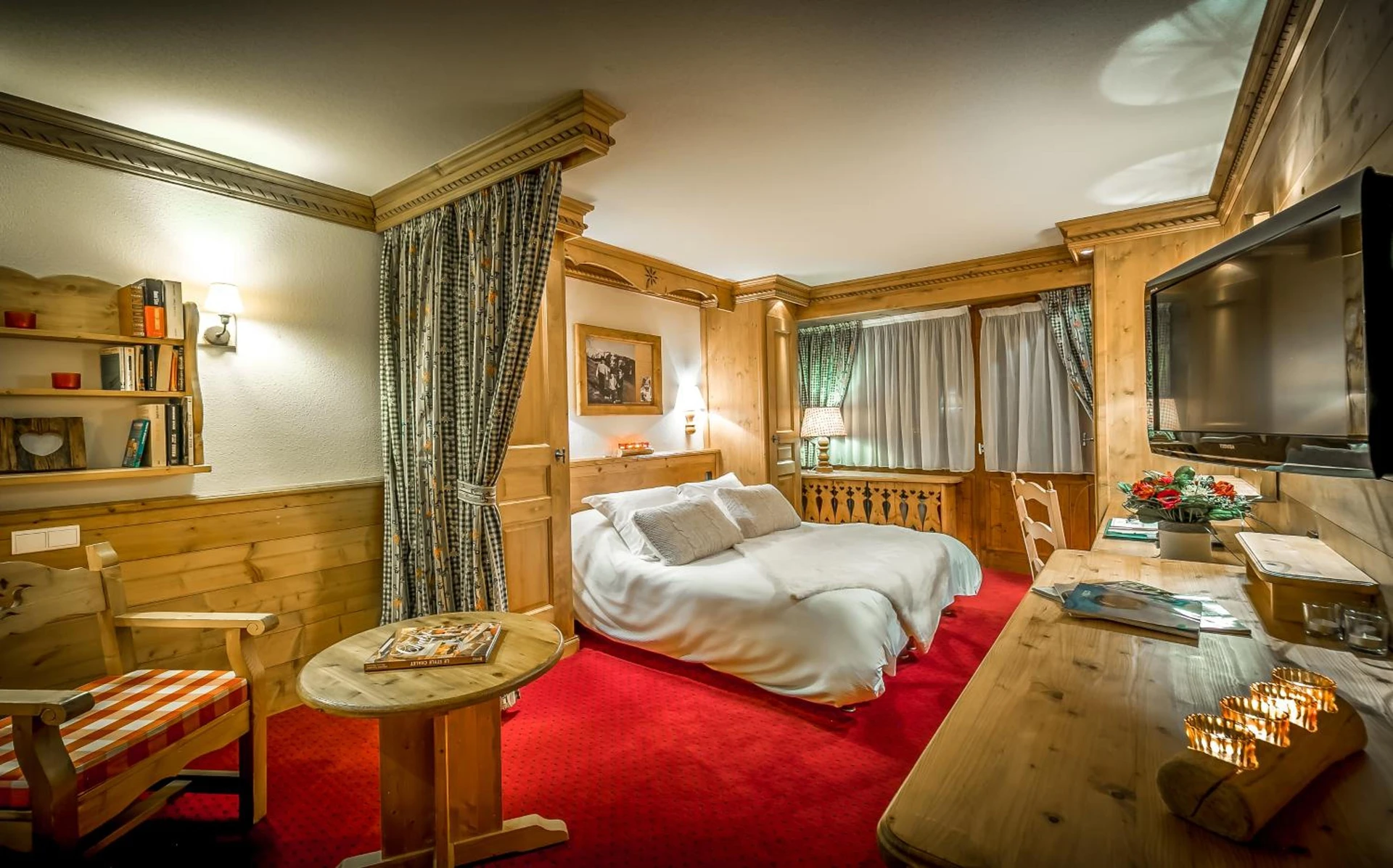 Chambre disponible pour un séminaire d'entreprise à Hotel & Spa Le Dahu - Morzine