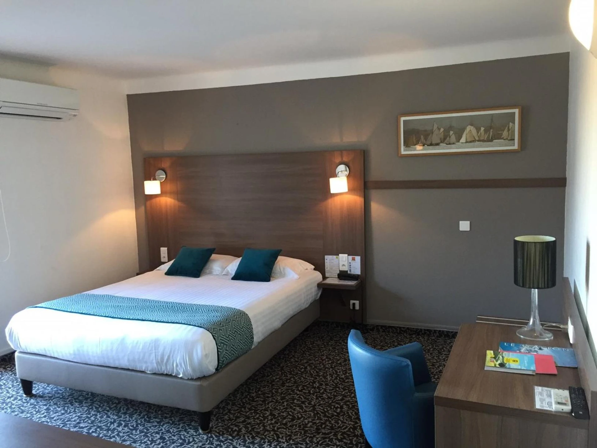 Magnifique chambre pour un séminaire d'entreprise à Le Galion Hotel et Restaurant Canet Plage - Logis - Canet-en-Roussillon