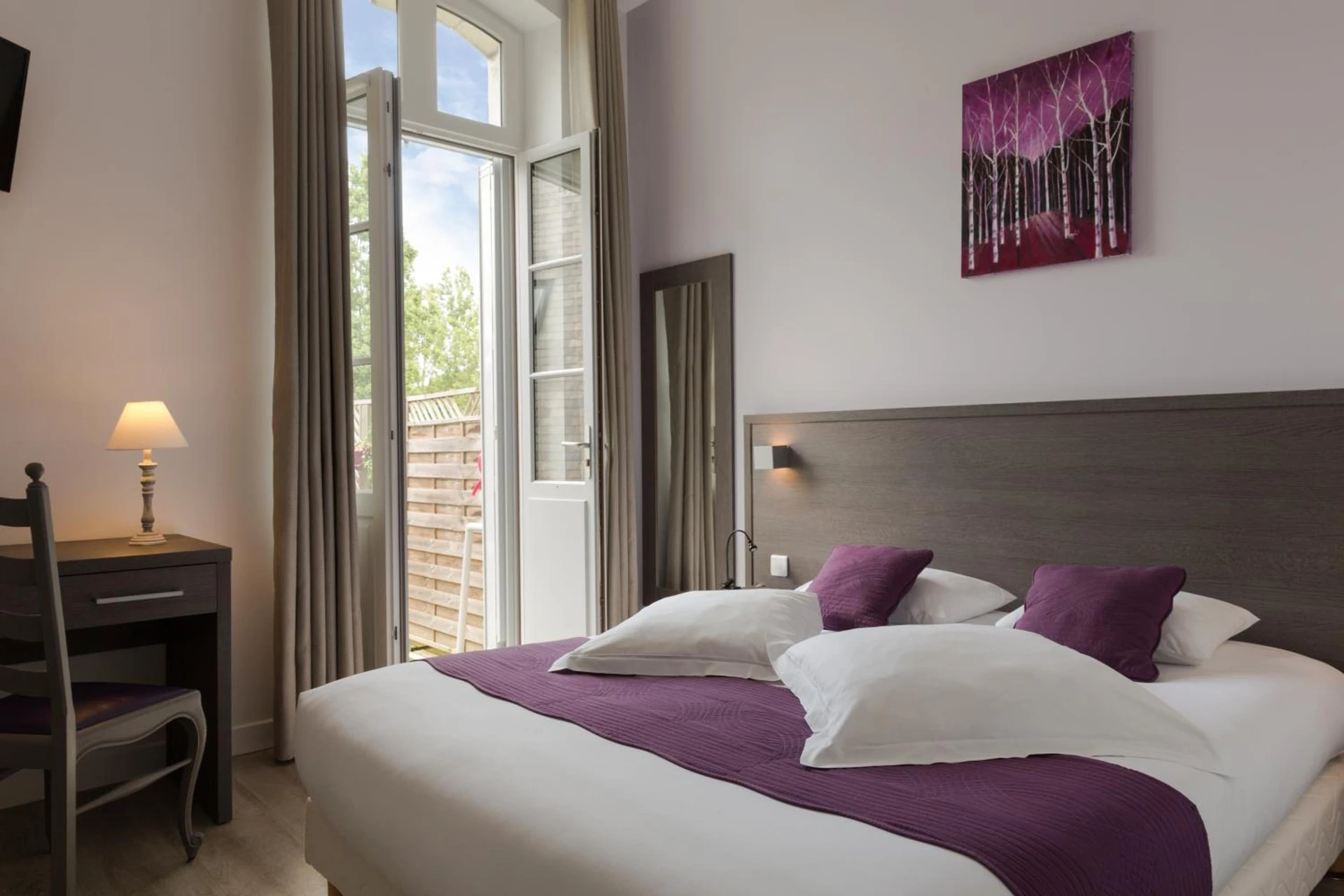 Chambre disponible pour un séminaire d'entreprise à Hôtel Le Haut des Lys - Villandry