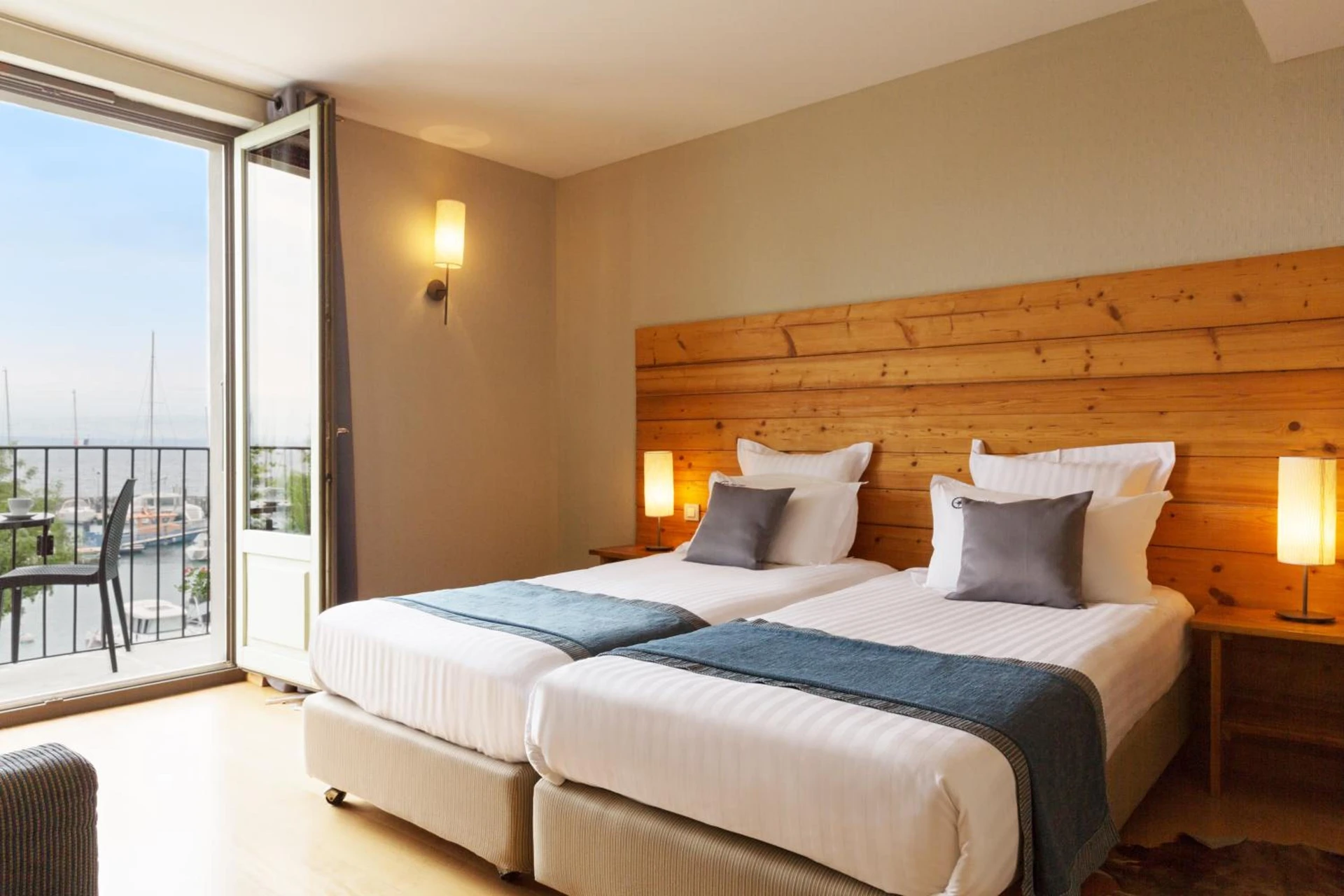 Chambre disponible pour un séminaire d'entreprise à Hôtel Le Jules Verne - Yvoire