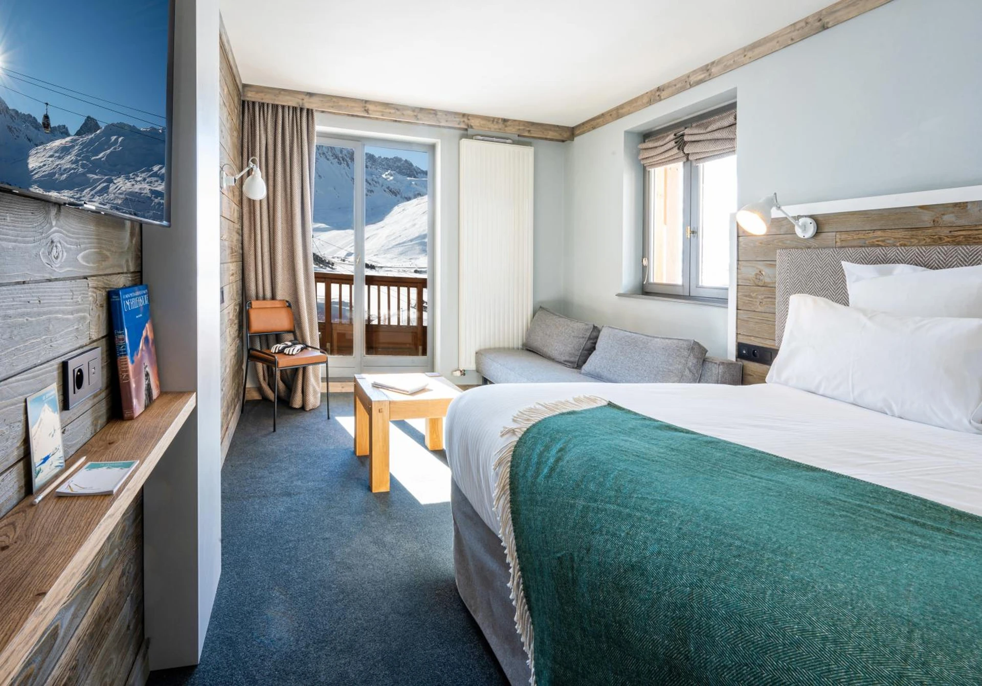 Chambre disponible pour un séminaire d'entreprise à Hôtel Le Levanna by Les Etincelles - Tignes