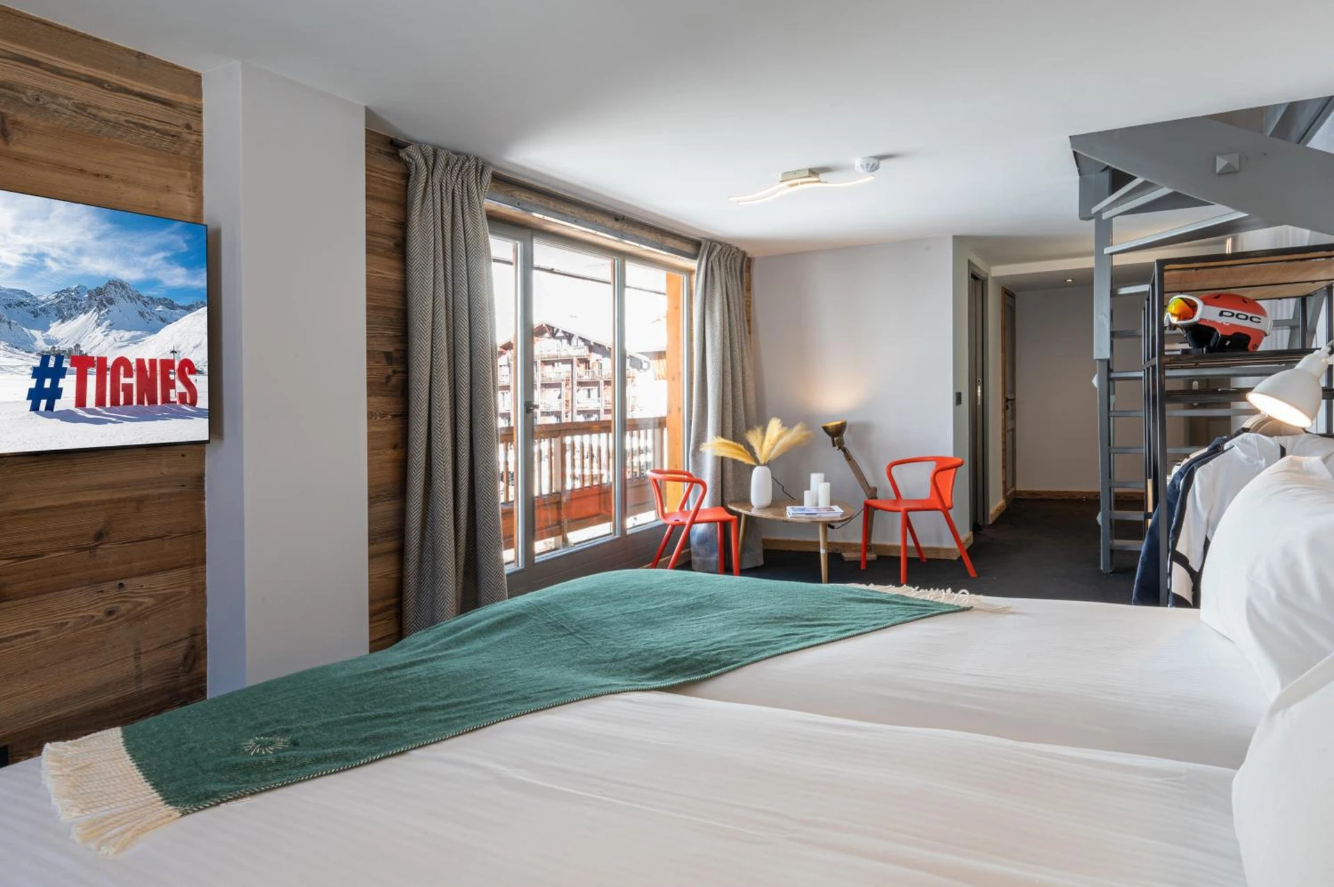 Chambre disponible pour un séminaire d'entreprise à Hôtel Le Levanna by Les Etincelles - Tignes