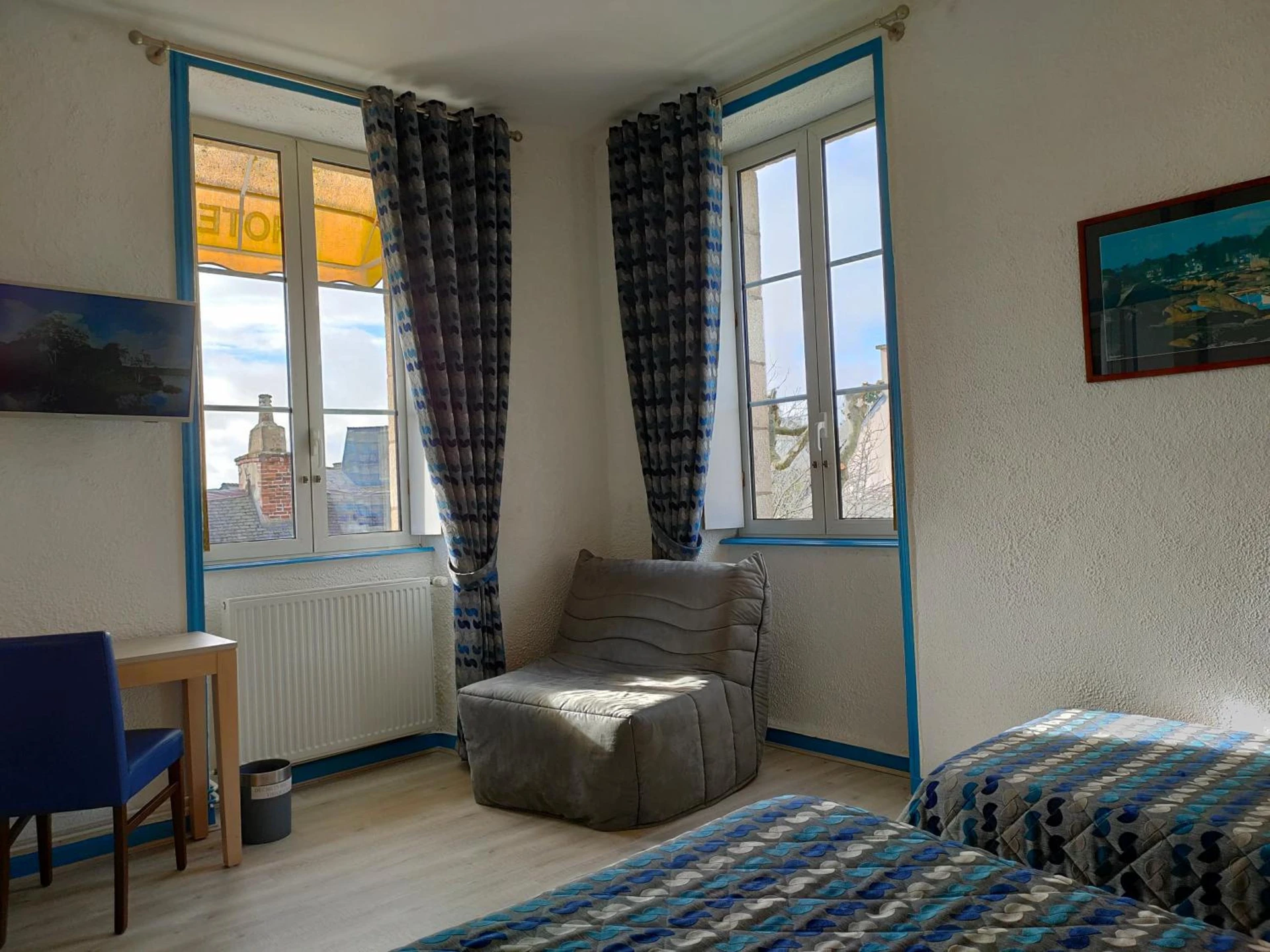 Chambre disponible pour un séminaire d'entreprise à Hôtel le Littoral - Lézardrieux