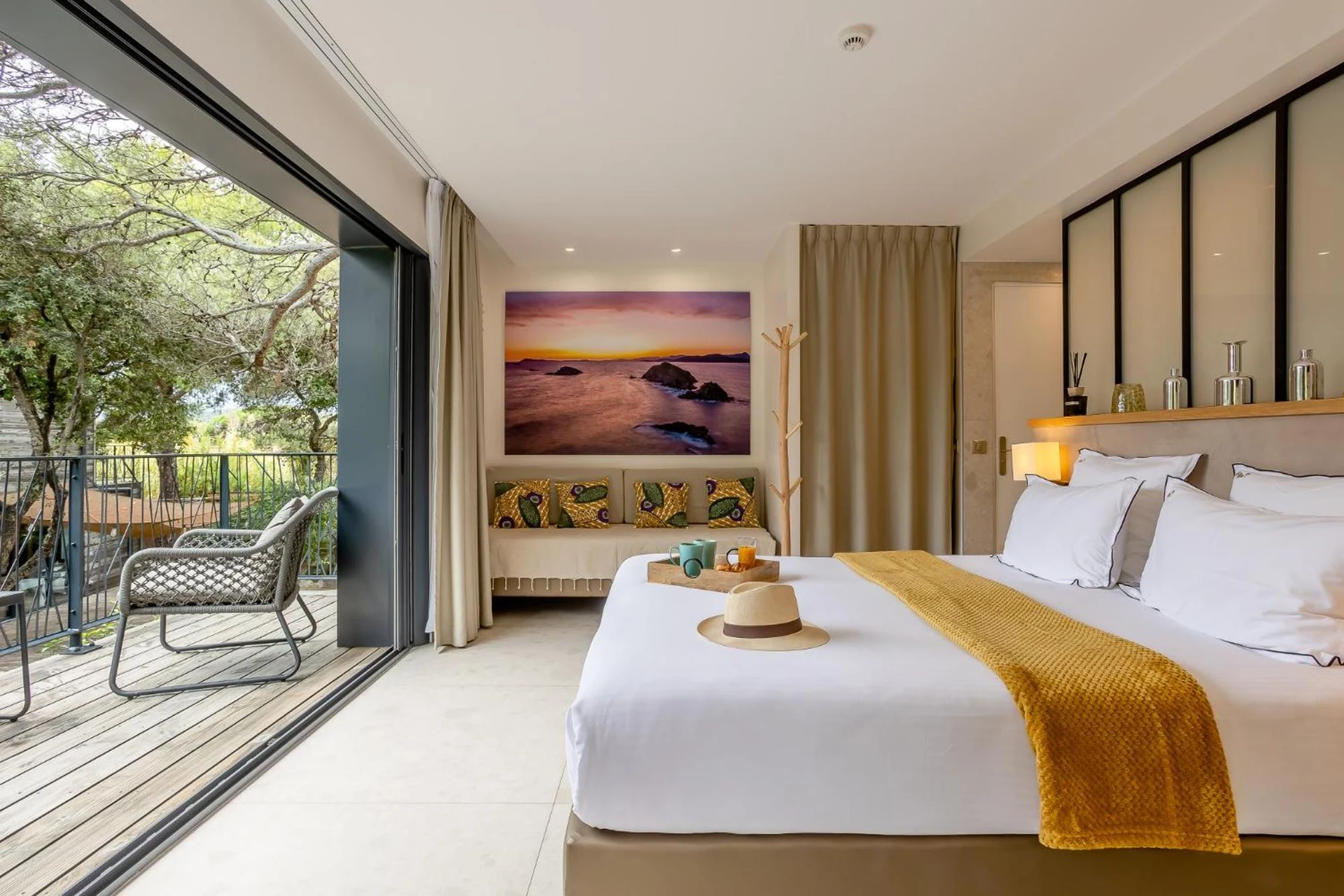 Chambre à Le Lodge des Îles d'Or - Organiser un séminaire d'entreprise à Hyères