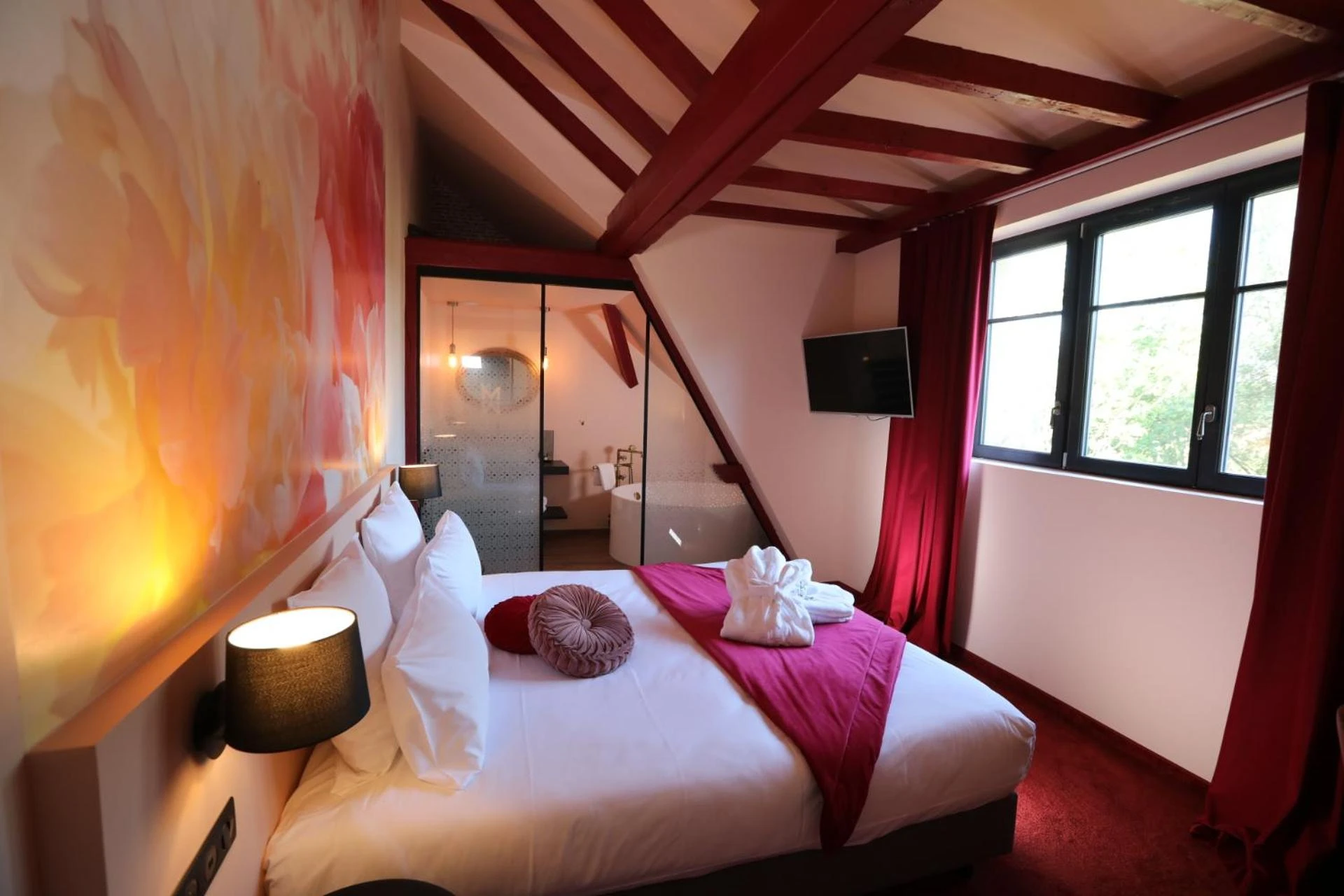 Chambre disponible pour un séminaire d'entreprise à Hôtel-SPA Le Moulin De La Wantzenau - Strasbourg Nord - La Wantzenau