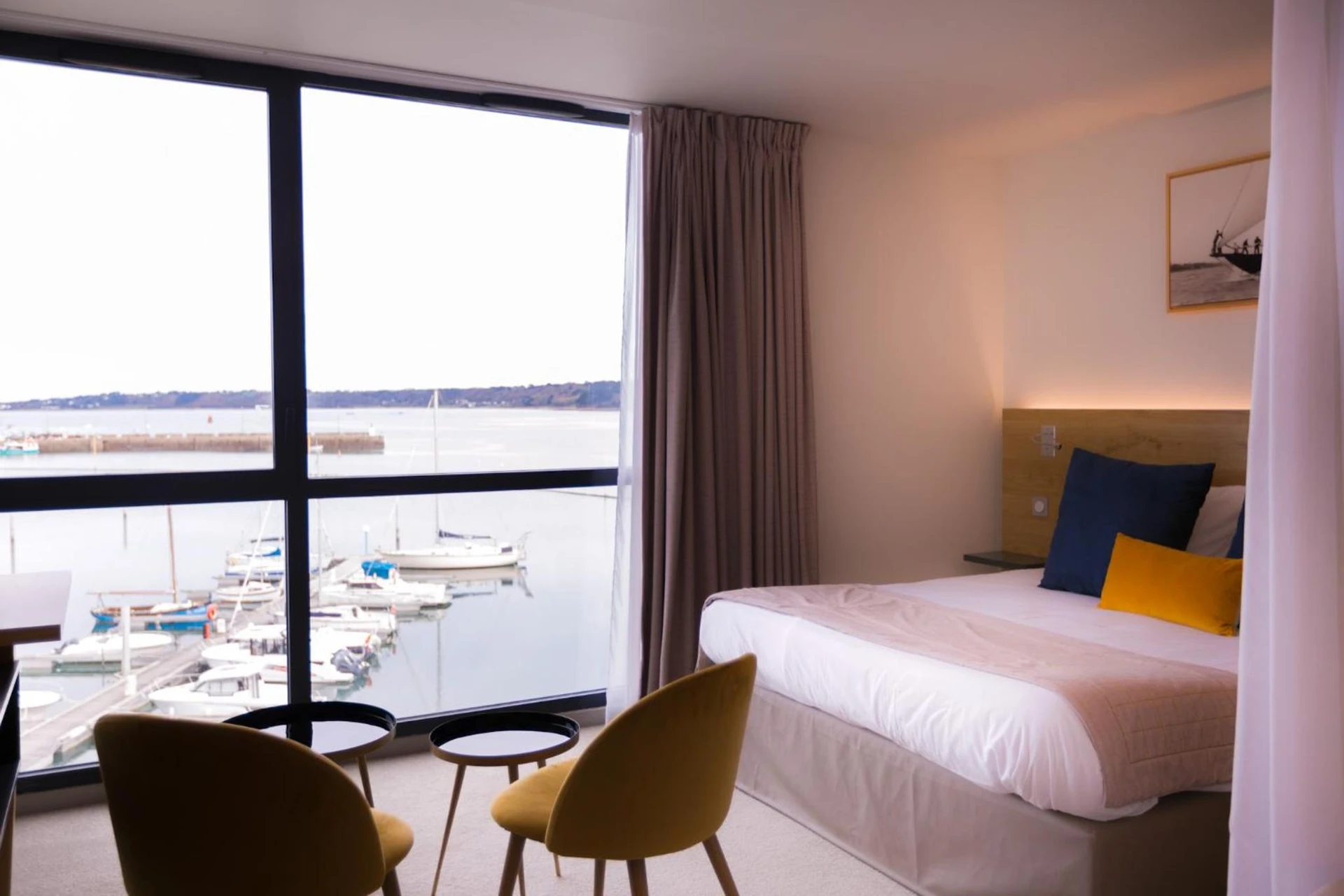 Chambre à Le Nautica Hôtel - Organiser un séminaire d'entreprise à Perros-Guirec